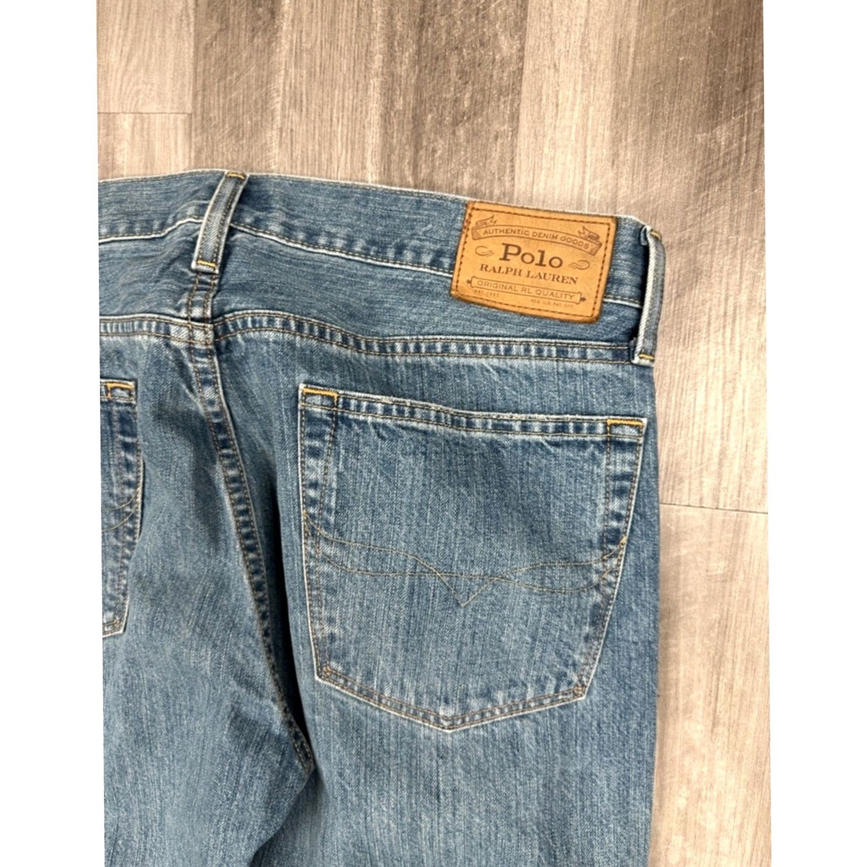 Polo Ralph Lauren VINTAGE Polo Ralph Lauren The Hampton Relaxed Straight Jeans Shirt 34 Mens Blue 30 39 11 8 13.5 36 34x30 Mens Size US S / EU 44-46 / 1 - 4 Thumbnail
