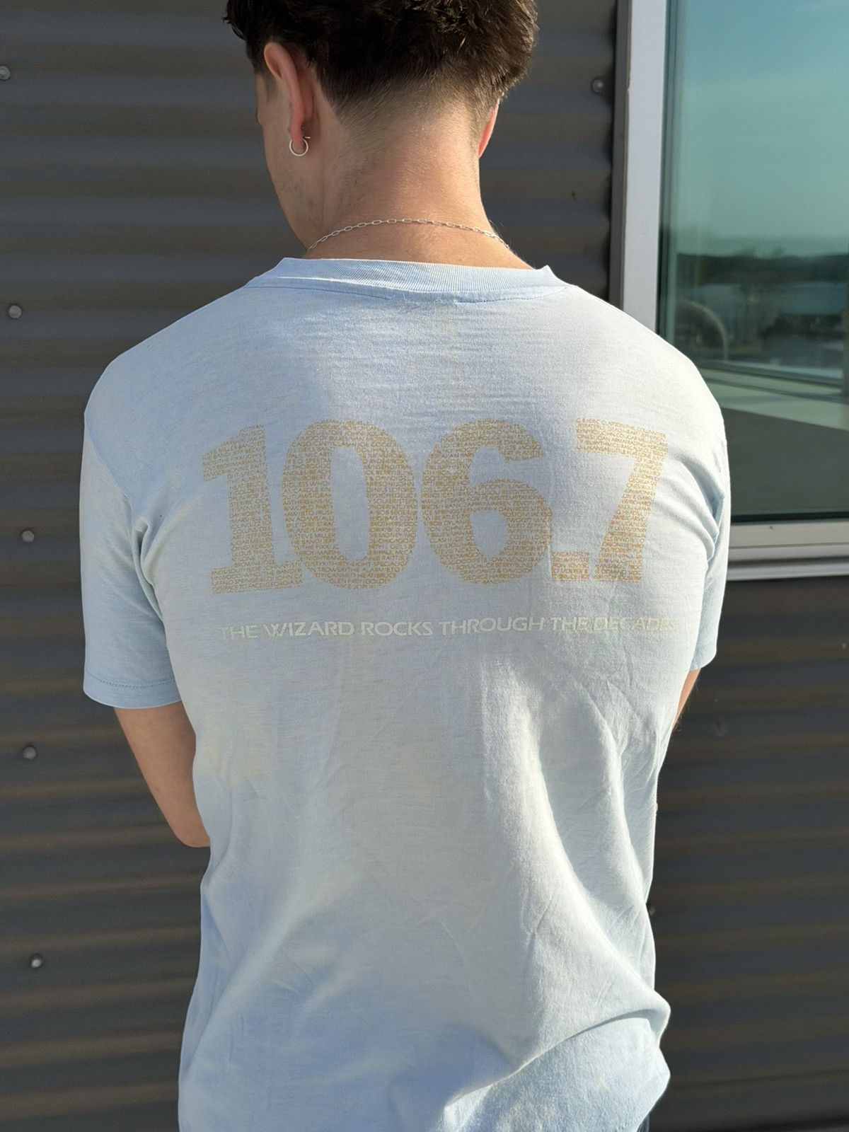 Vintage Vintage 80s WIZN original rocker single stitch faded tee Size US M / EU 48-50 / 2 - 2 Thumbnail