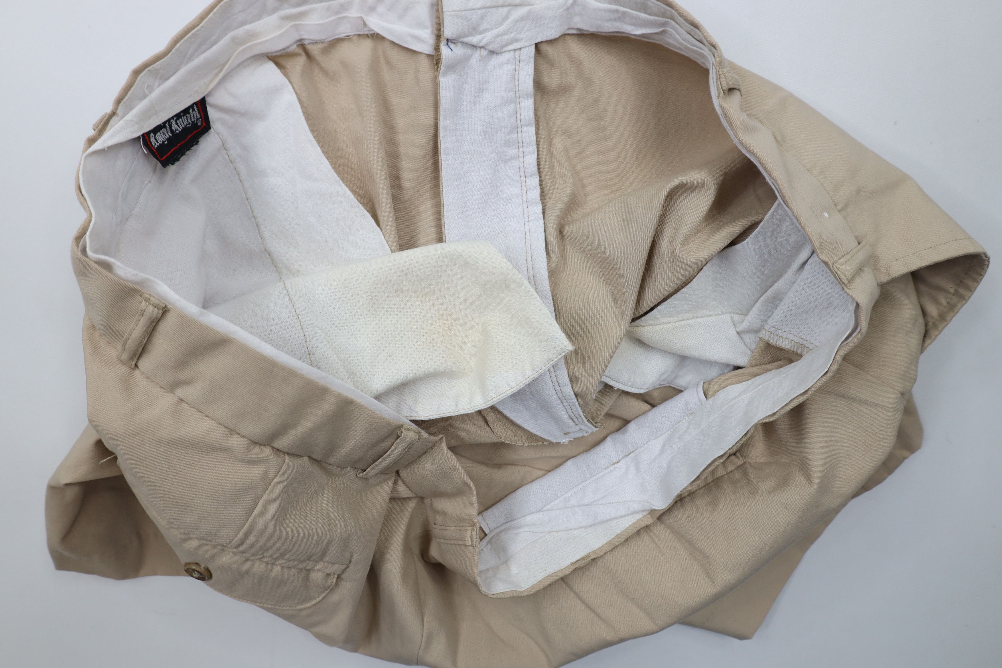 Vintage Vintage 80s 90s Streetwear Above Knee Chino Shorts Beige Size US 42 / EU 58 - 9 Thumbnail
