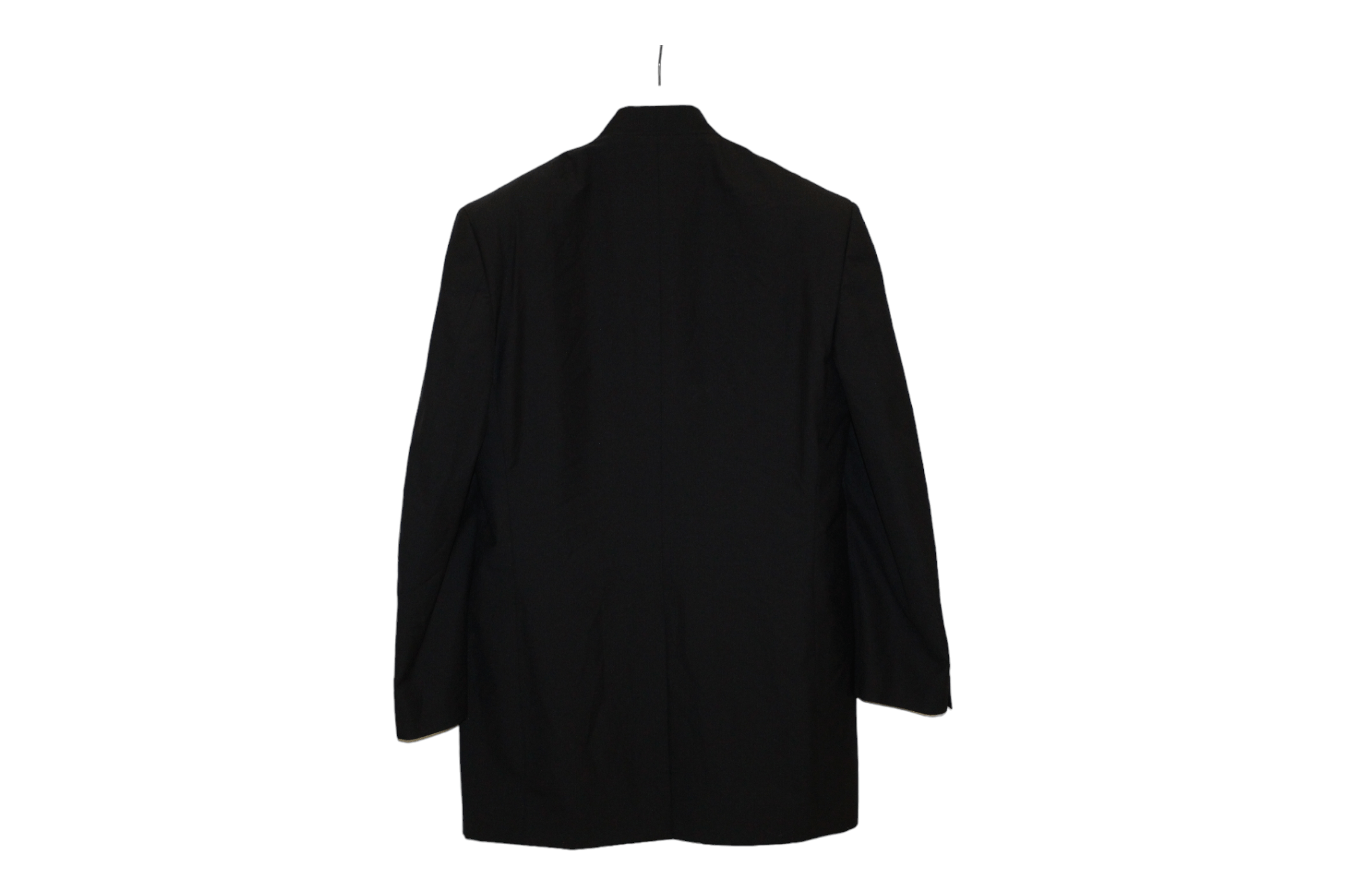 Carlo Pignatelli VTG Carlo Pignatelli CLASSICO Solid Black Virgin Wool Blazer Size 52L - 13 Thumbnail