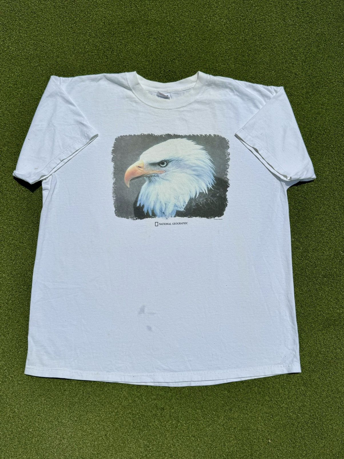 Vintage Vintage National Geographic Bald Eagle TV Show T-Shirt Size US XL / EU 56 / 4 - 1 Thumbnail