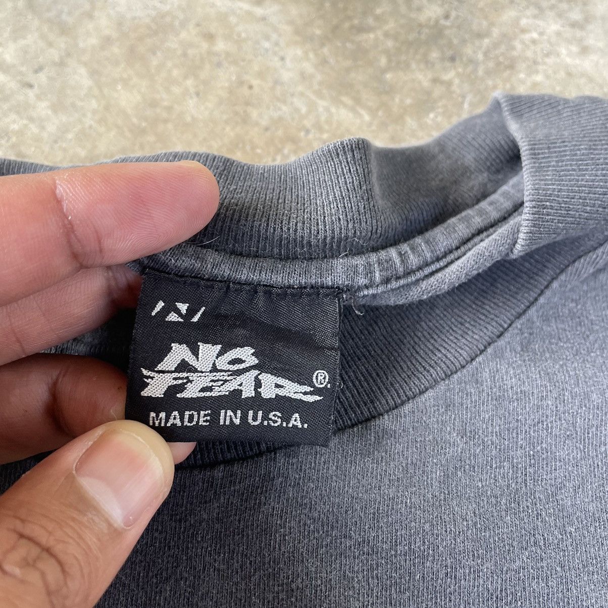 No Fear × Vintage 🔥🔥Vintage No Fear Big Spellout Logo Faded Black Tee Size US M / EU 48-50 / 2 - 5 Thumbnail