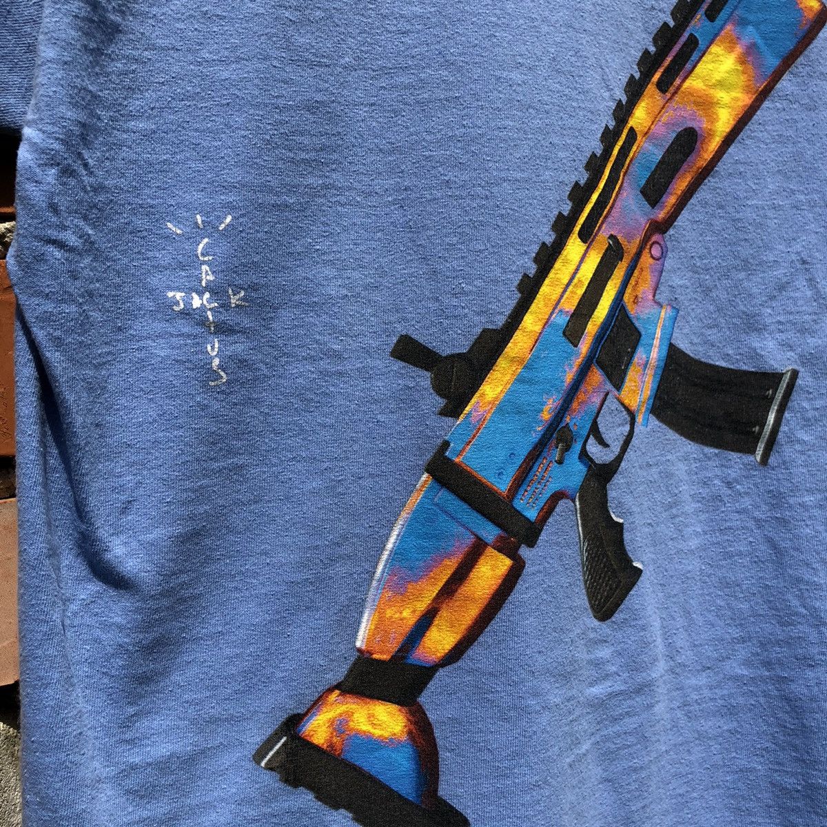 Travis Scott Travis Scott Cactus Jack Fortnite T-Shist Size US M / EU 48-50 / 2 - 11 Thumbnail