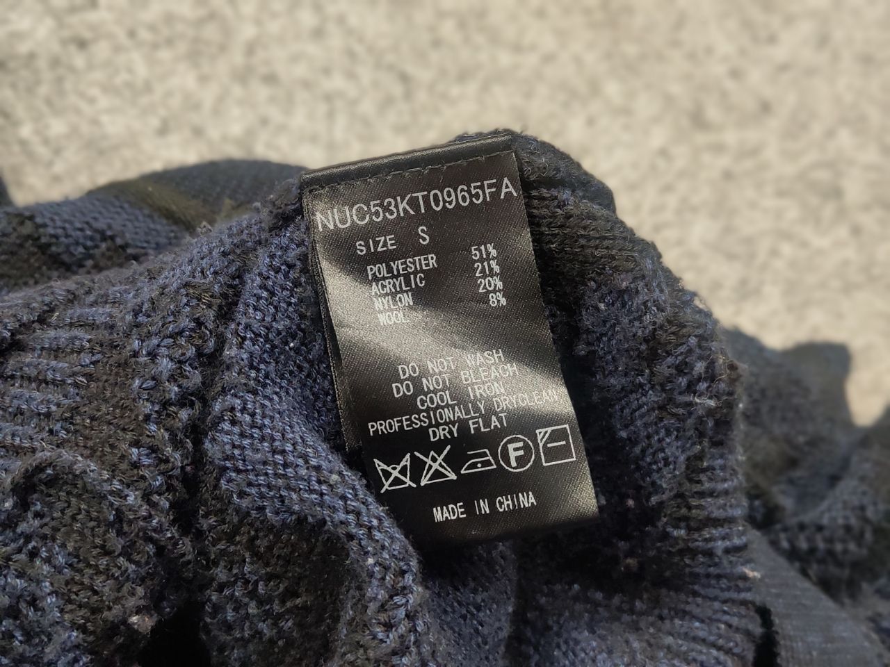 NANO universe Nano Universe Tokyo Japan Design Dark Wool Camo Cardigan Size US S / EU 44-46 / 1 - 13 Thumbnail