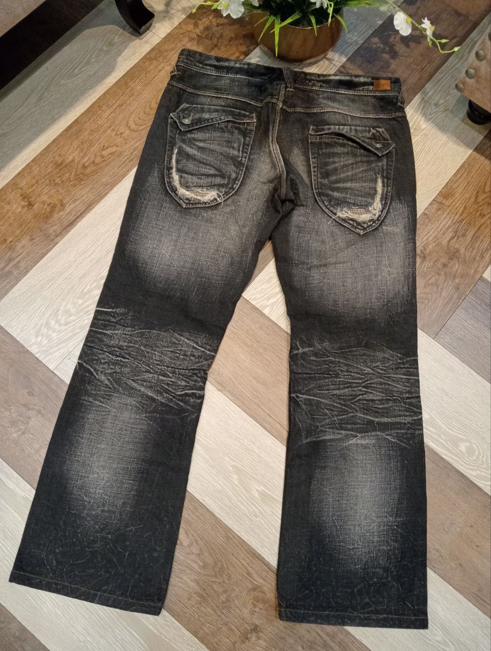 Nicole Club NICOLE CLUB JAPAN DISTRESSED FLARED DENIM PANTS Size US 34 / EU 50 - 10 Thumbnail