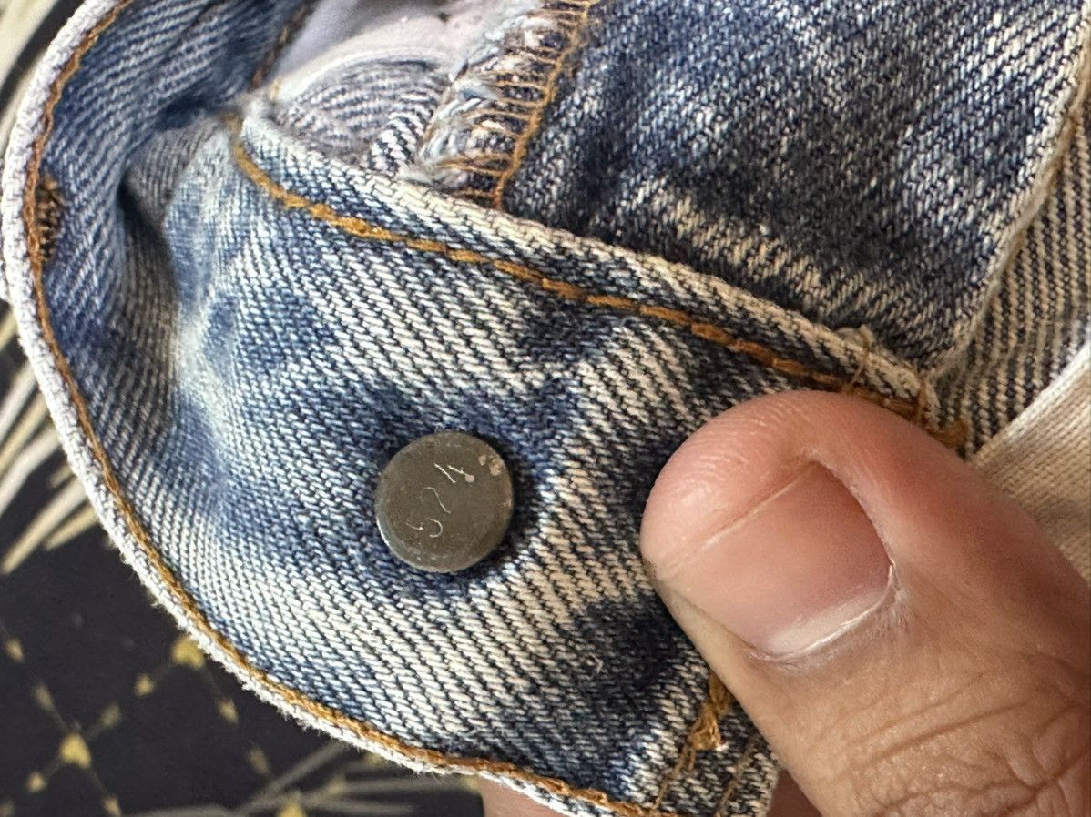 Levi's Vintage Clothing Vintage 70’s Levi’s 501 Selvedge Button 524 Faded Denim Size US 29 - 10 Thumbnail