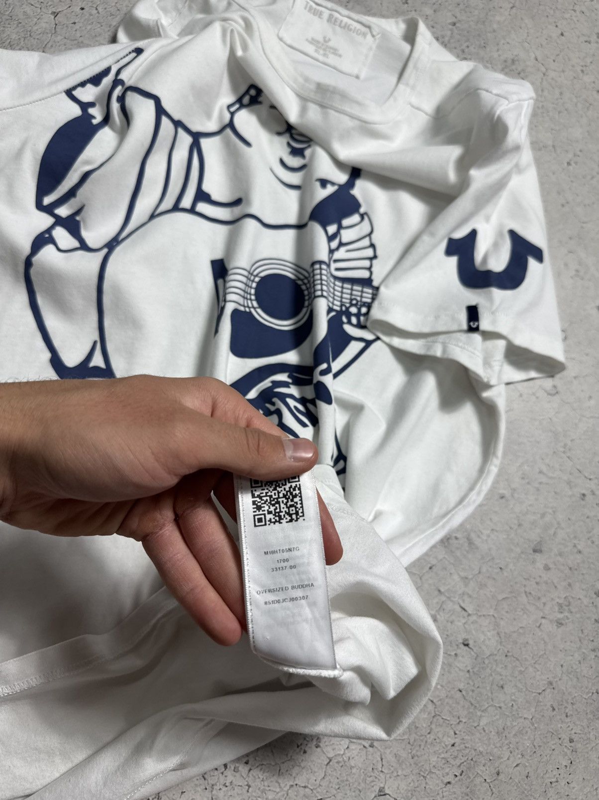 True Religion True Relgion Budha Vintage Big Logo T-Shirt Y2K White Size US XL / EU 56 / 4 - 10 Thumbnail