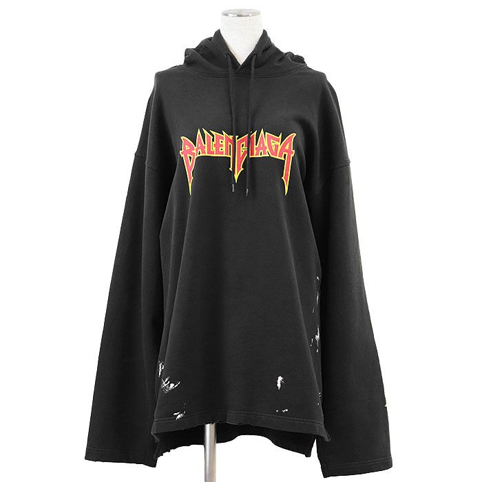 Balenciaga Balenciaga Balenciaga UNIFIT Cotton Hoodie Cotton Sweatshirts & Hoodies DUTY FREE for USA Size ONE SIZE - 1 Thumbnail