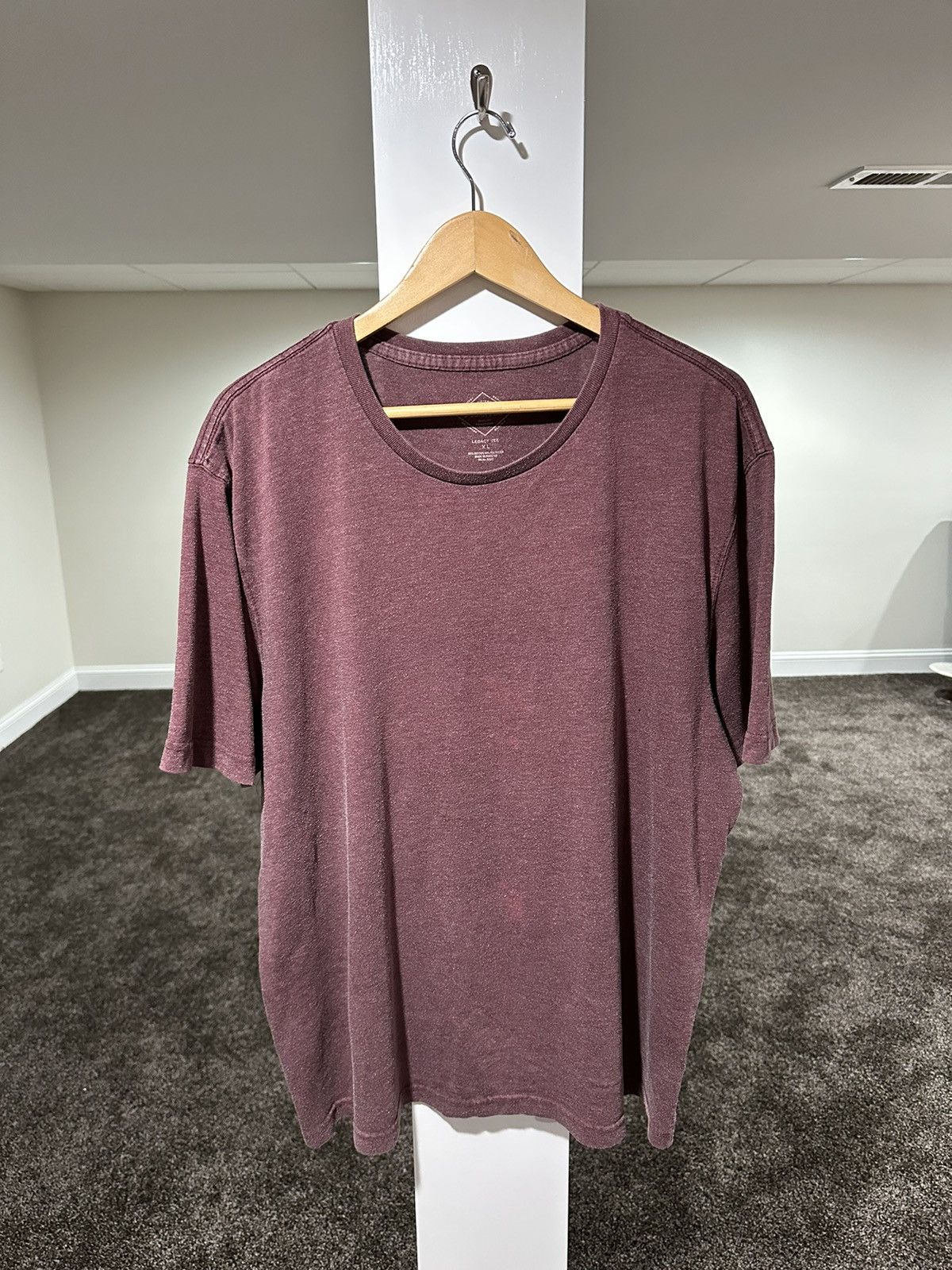 St. Johns Bay × Vintage Vintage Blank St John’s Bay Maroon Red T-Shirt Size US XL / EU 56 / 4 - 1 Thumbnail