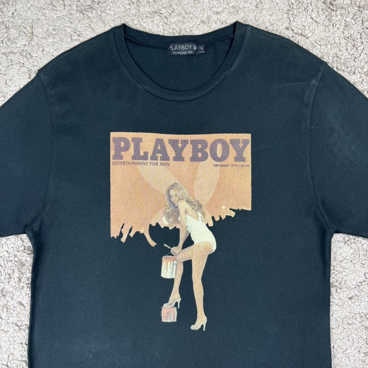 Playboy Vintage Playboy Magazine Sue Paul T-shirt Size US L / EU 52-54 / 3 - 5 Thumbnail