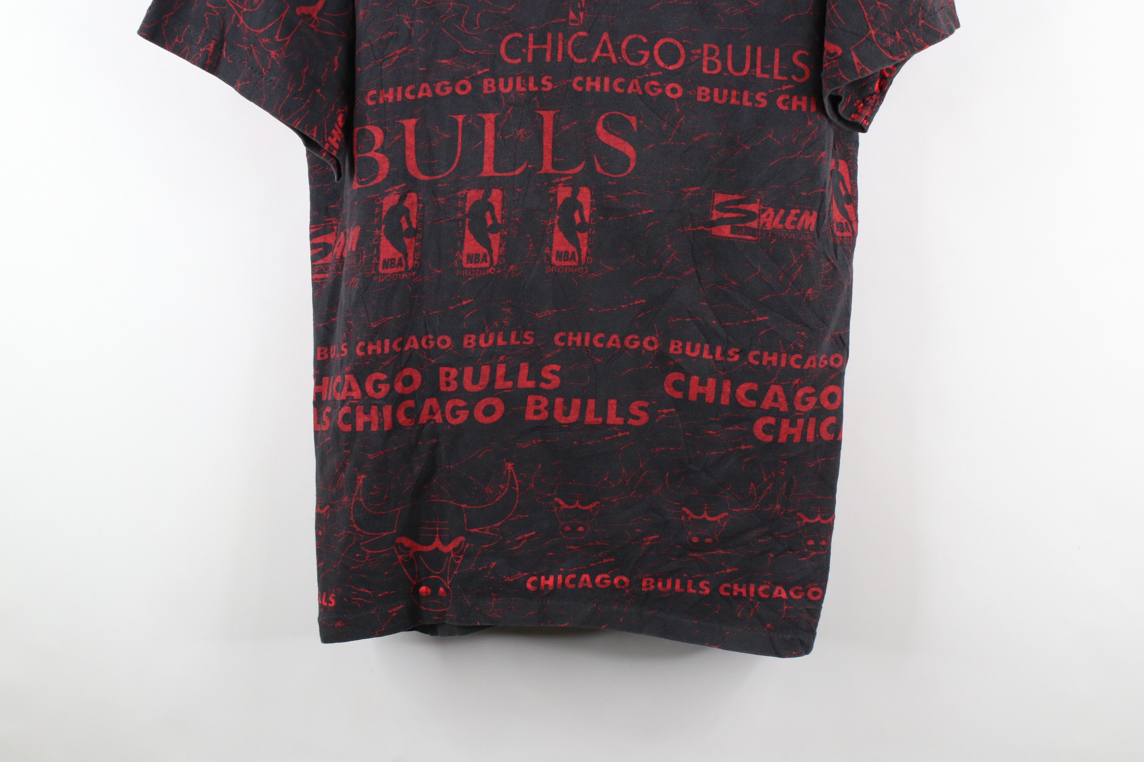 Vintage Vintage 90s All Over Print Chicago Bulls Basketball T-Shirt Size US XL / EU 56 / 4 - 3 Thumbnail