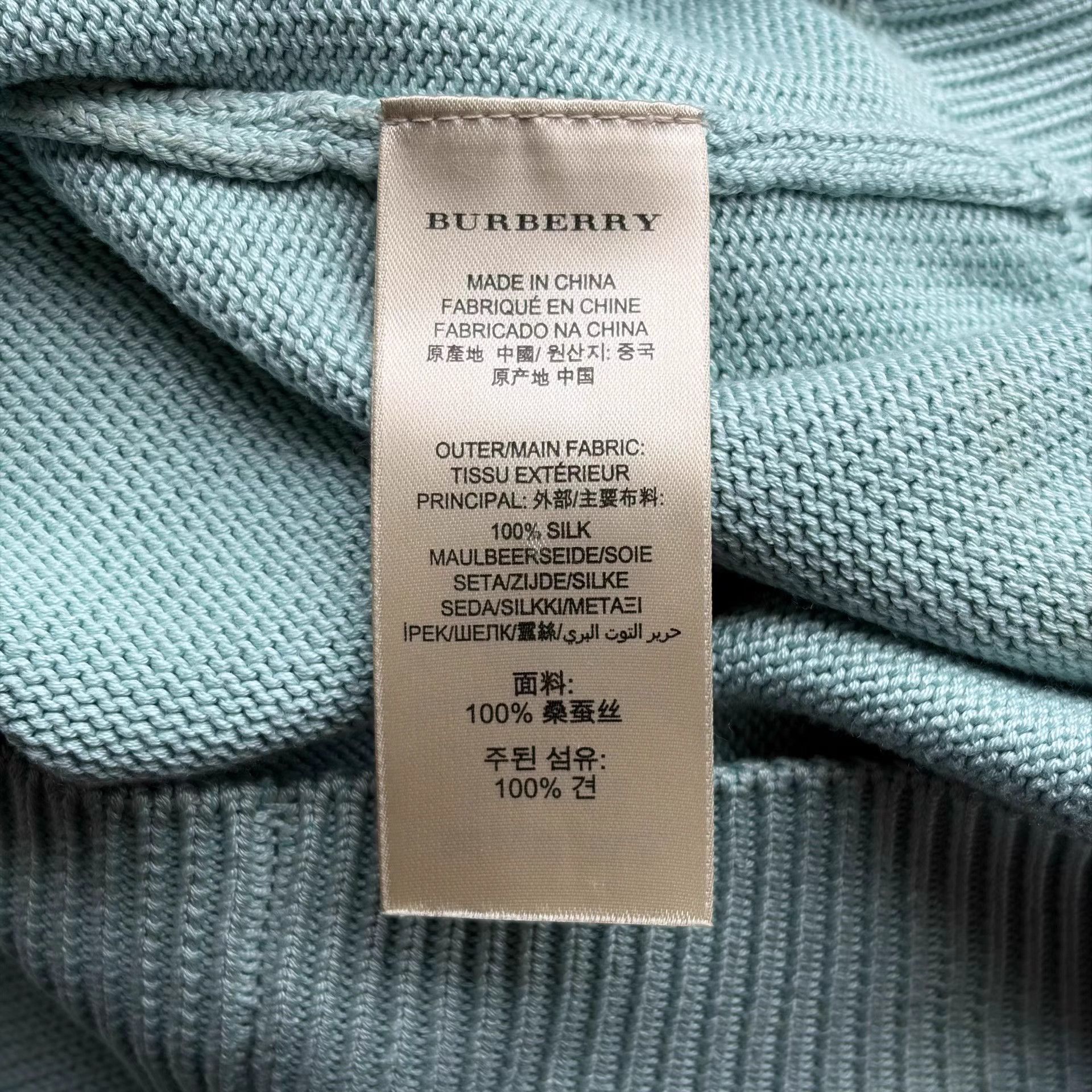 Burberry Burberry Gradient Silk Blend Sweater T-shirt K4 Size US S / EU 44-46 / 1 - 7 Thumbnail