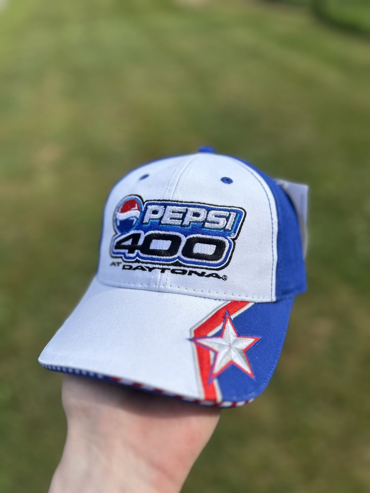 NASCAR Y2K Daytona 400 Pepsi Racing Hat NWT Size ONE SIZE - 1 Thumbnail