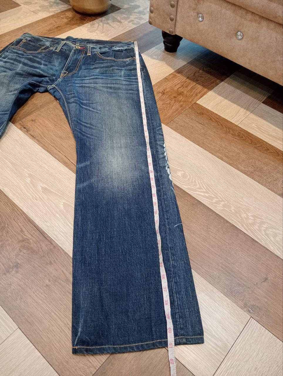 Eternal ETERNAL JAPAN DRAGON BLUE DENIM SUKAJAN PANTS Size US 34 / EU 50 - 16 Thumbnail