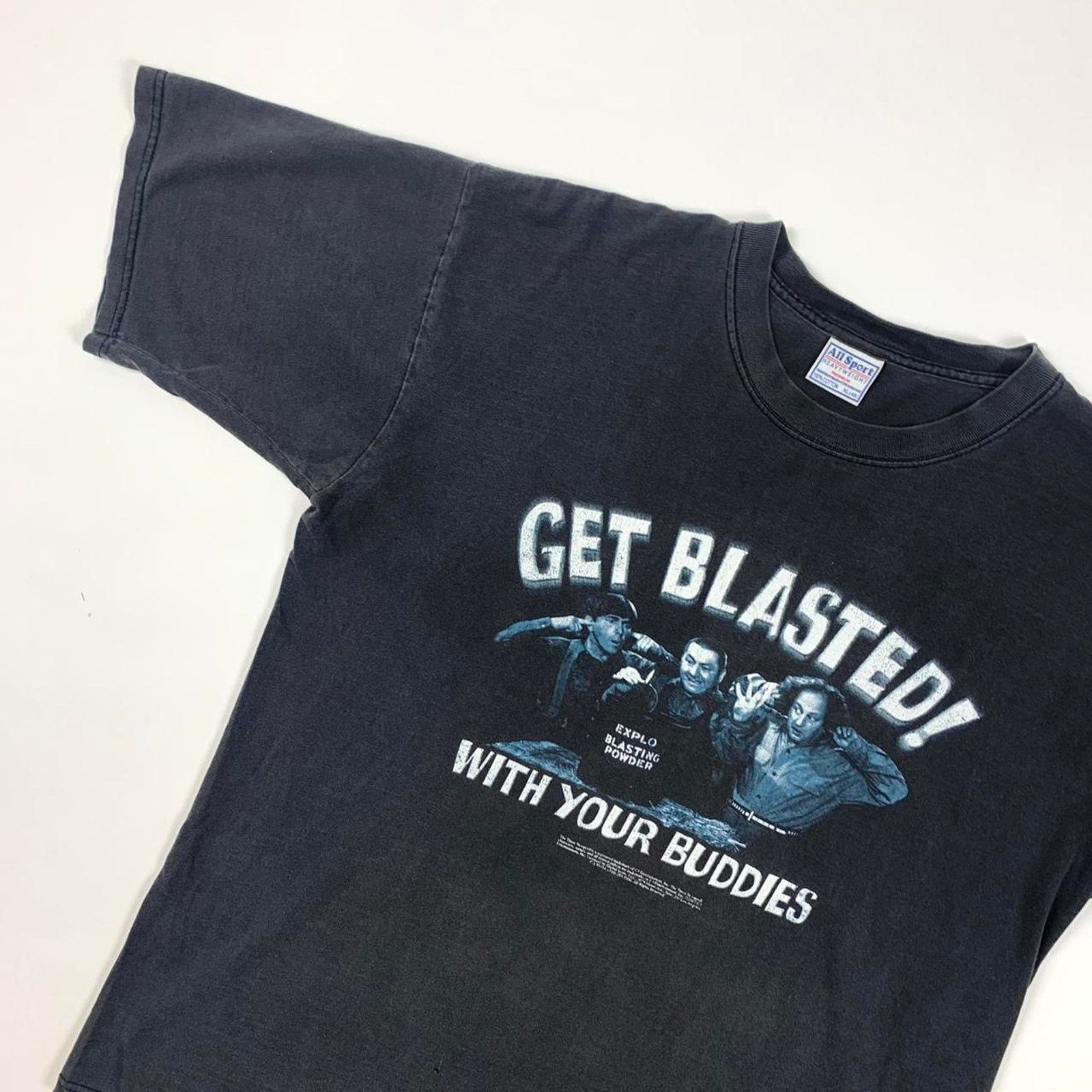 Vintage Vintage The Three Stooges “Get Blasted With Your Buddies” Size US XL / EU 56 / 4 - 1 Thumbnail