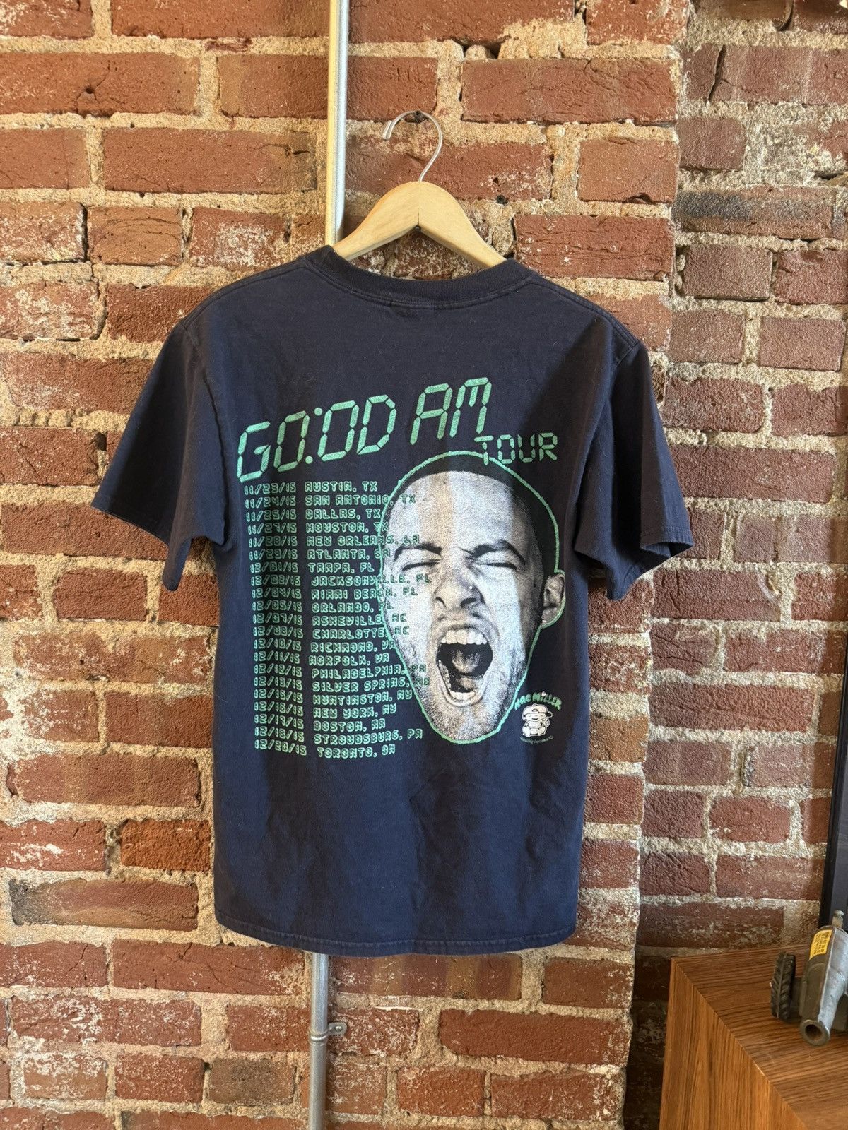 Vintage Mac miller GO:OD AM tour t shirt size M Size US M / EU 48-50 / 2 - 2 Thumbnail