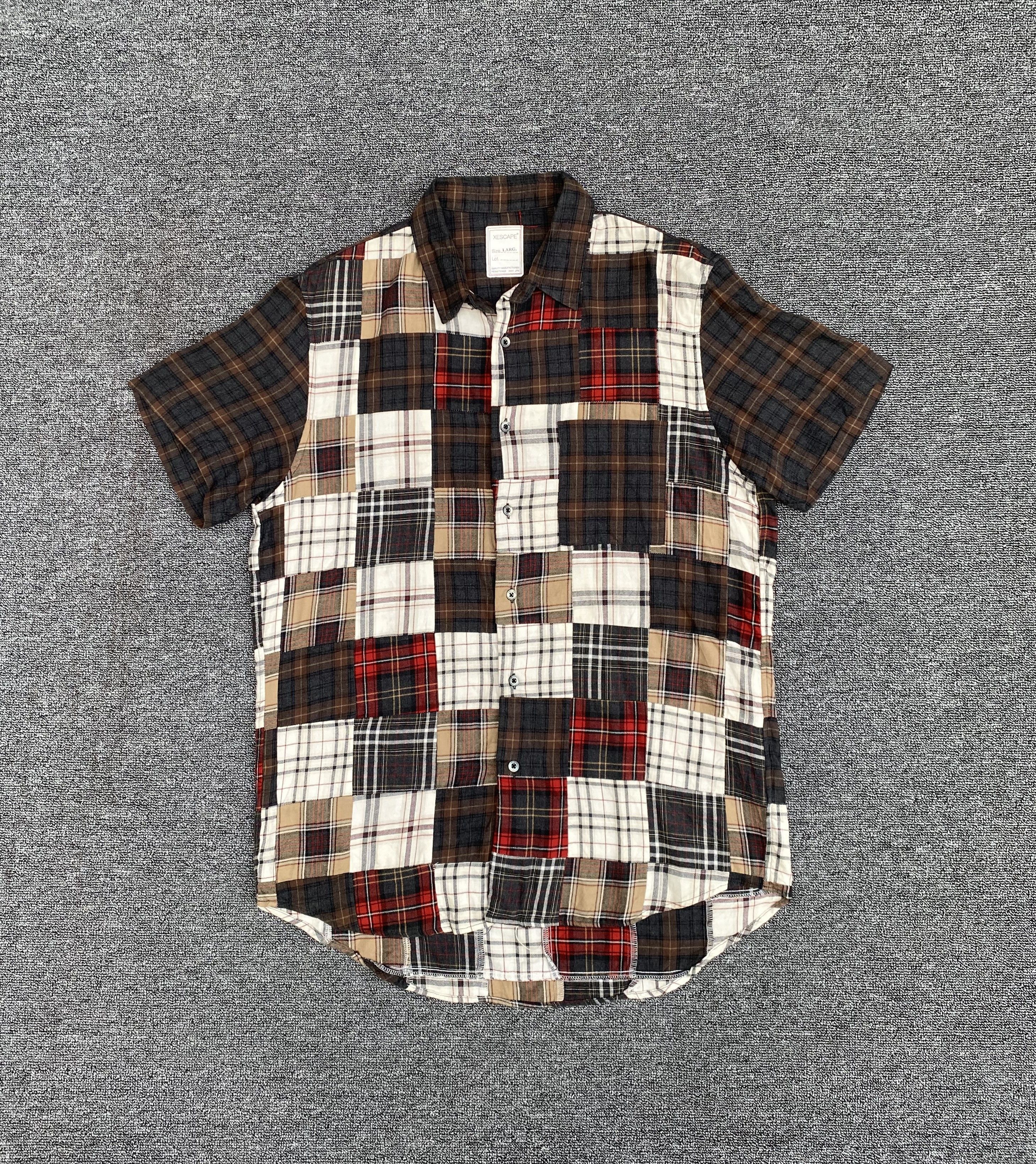 Edition Japan × Japanese Brand XESCAPE Japan patchwork buttom down visvim inspired Size US L / EU 52-54 / 3 - 1 Thumbnail
