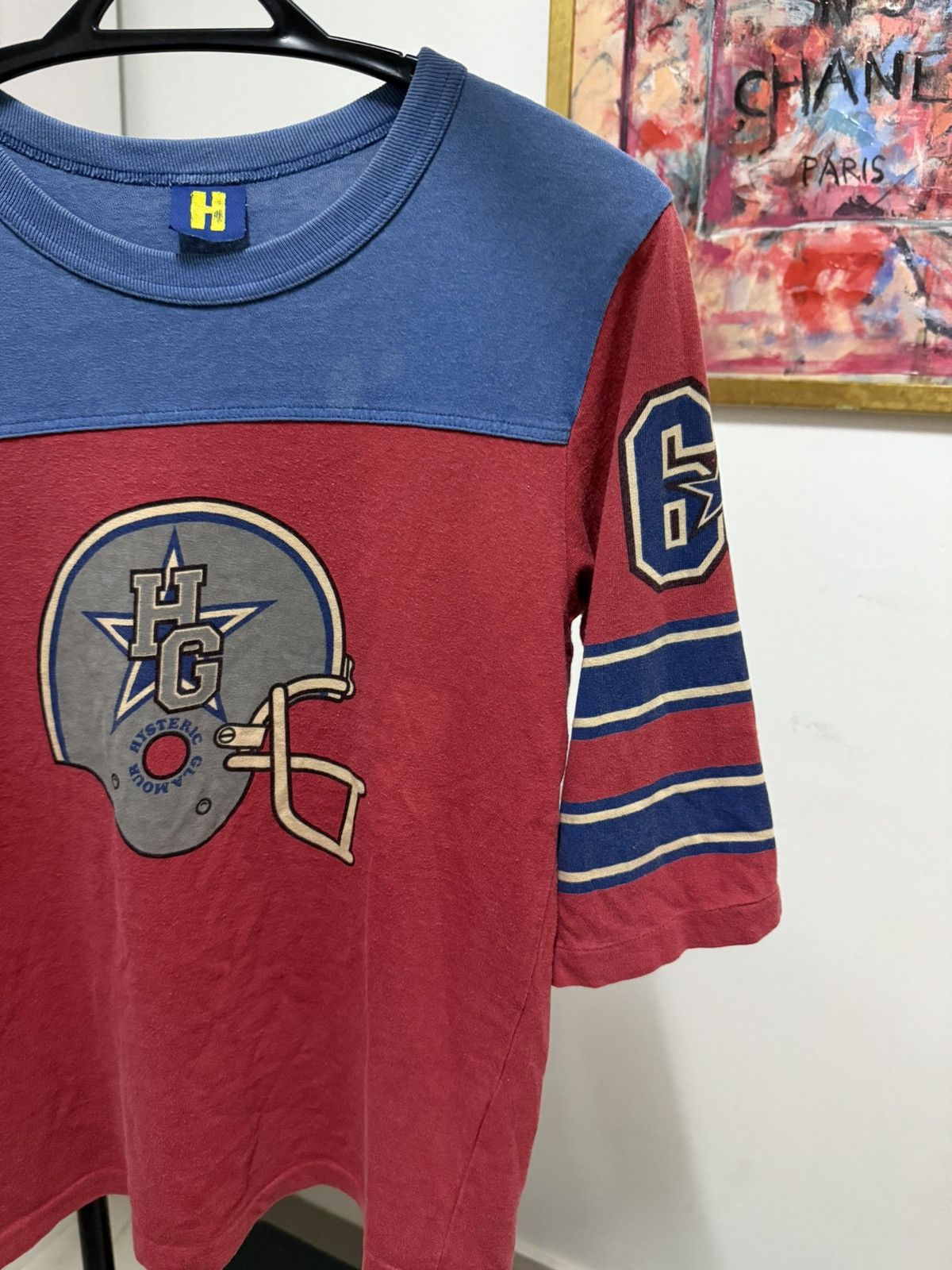 Hysteric Glamour Vintage Hysteric Glamour Football Shirt raglan Size US XS / EU 42 / 0 - 4 Thumbnail