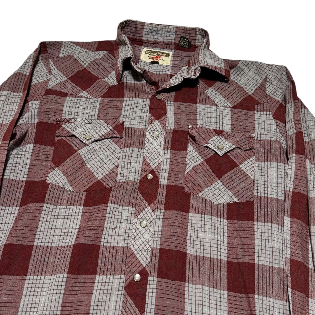 Vintage VNTG Authentic Western Youngbloods Pearl Snap Shirt Mens M Size US M / EU 48-50 / 2 - 2 Thumbnail