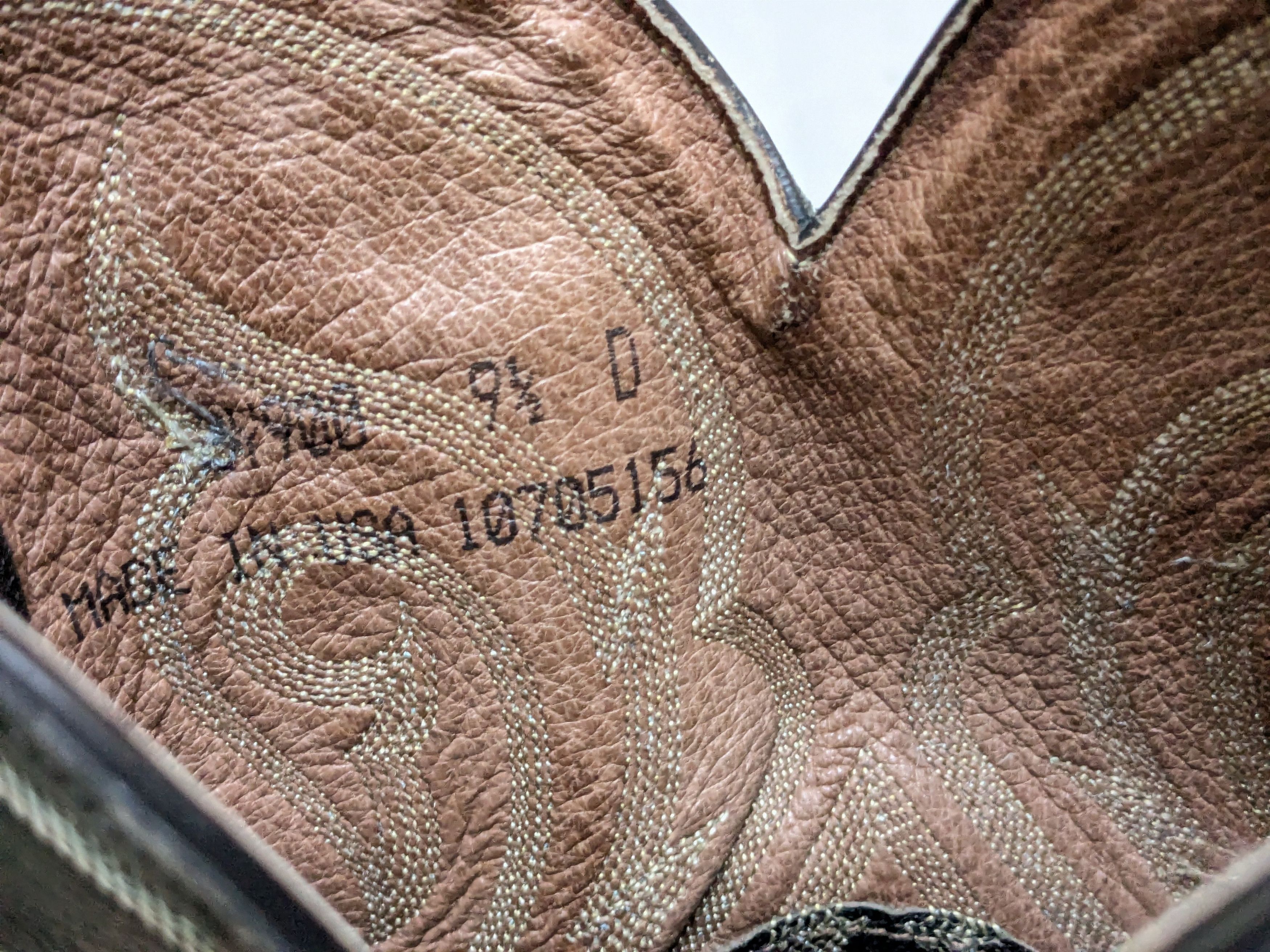 Tony Lama Tony Lama Cowboy Boots Ostrich Leather Black 9.5 D USA Size US 9.5 / EU 42-43 - 9 Thumbnail