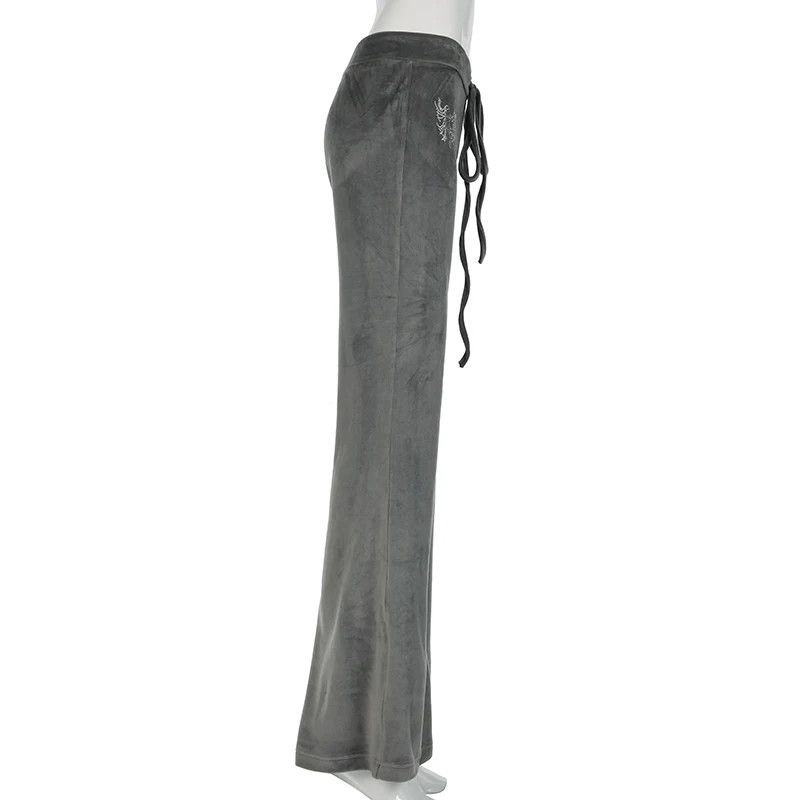 Japanese Brand × Vintage Retro Rhinestone Flare Pants Size 30" / US 8 / IT 44 - 5 Thumbnail