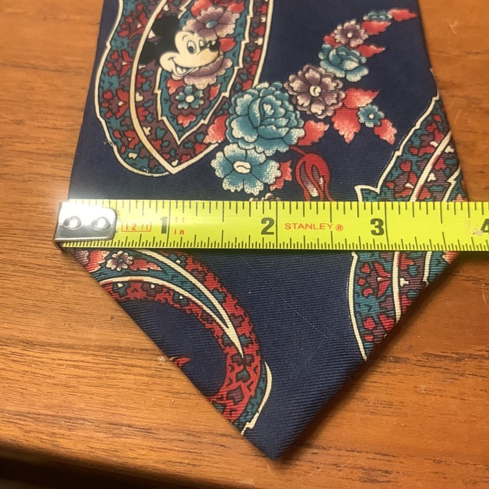 Disney Mickey Mouse Disney 100% silk vintage necktie Size ONE SIZE - 10 Thumbnail
