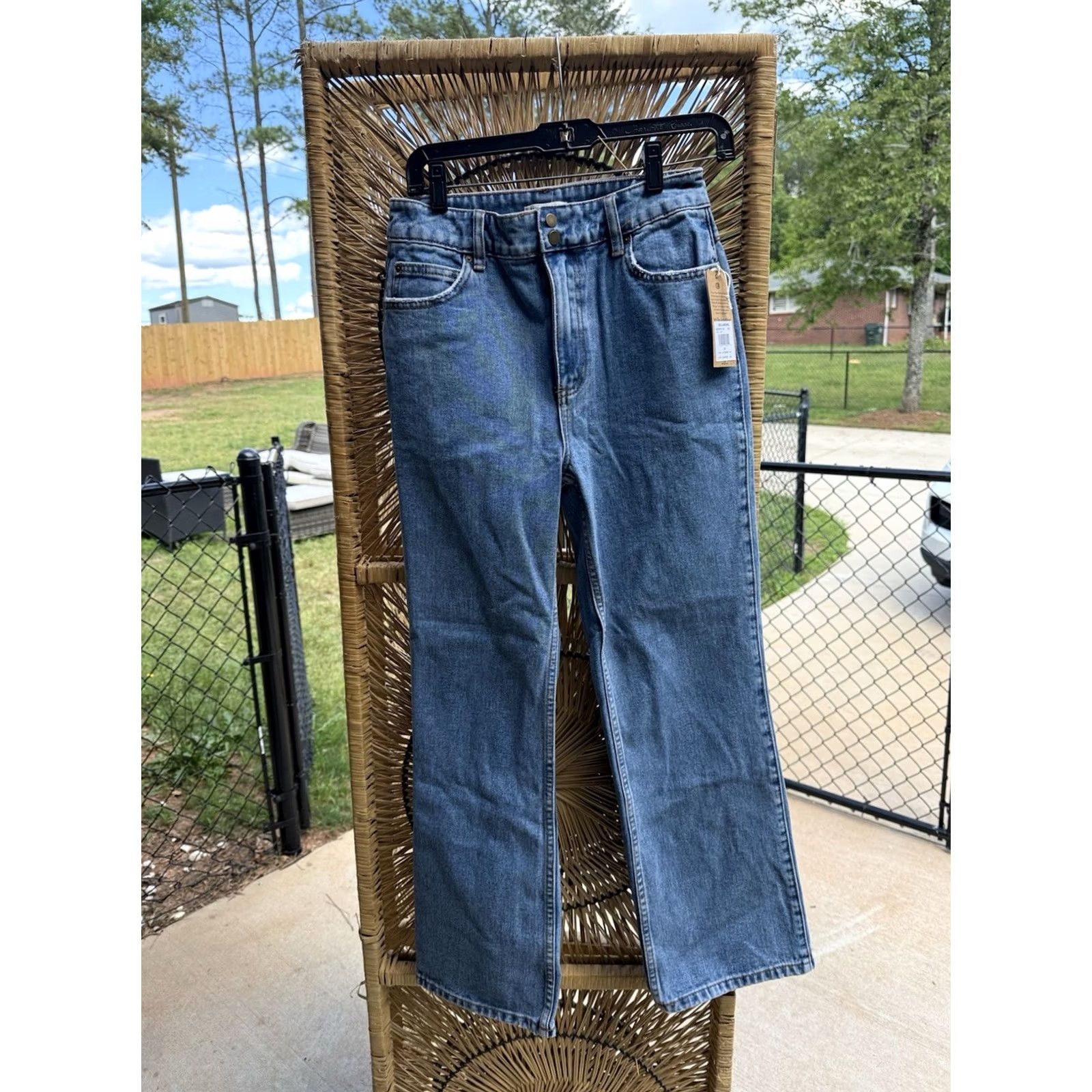 Billabong VINTAGE Billabong X The Salty Blonde Chill Out Jeans 26 Blue Bootcut Womens Regular Size 26 New With Tags Size 26" / US 2 / IT 38 - 5 Thumbnail