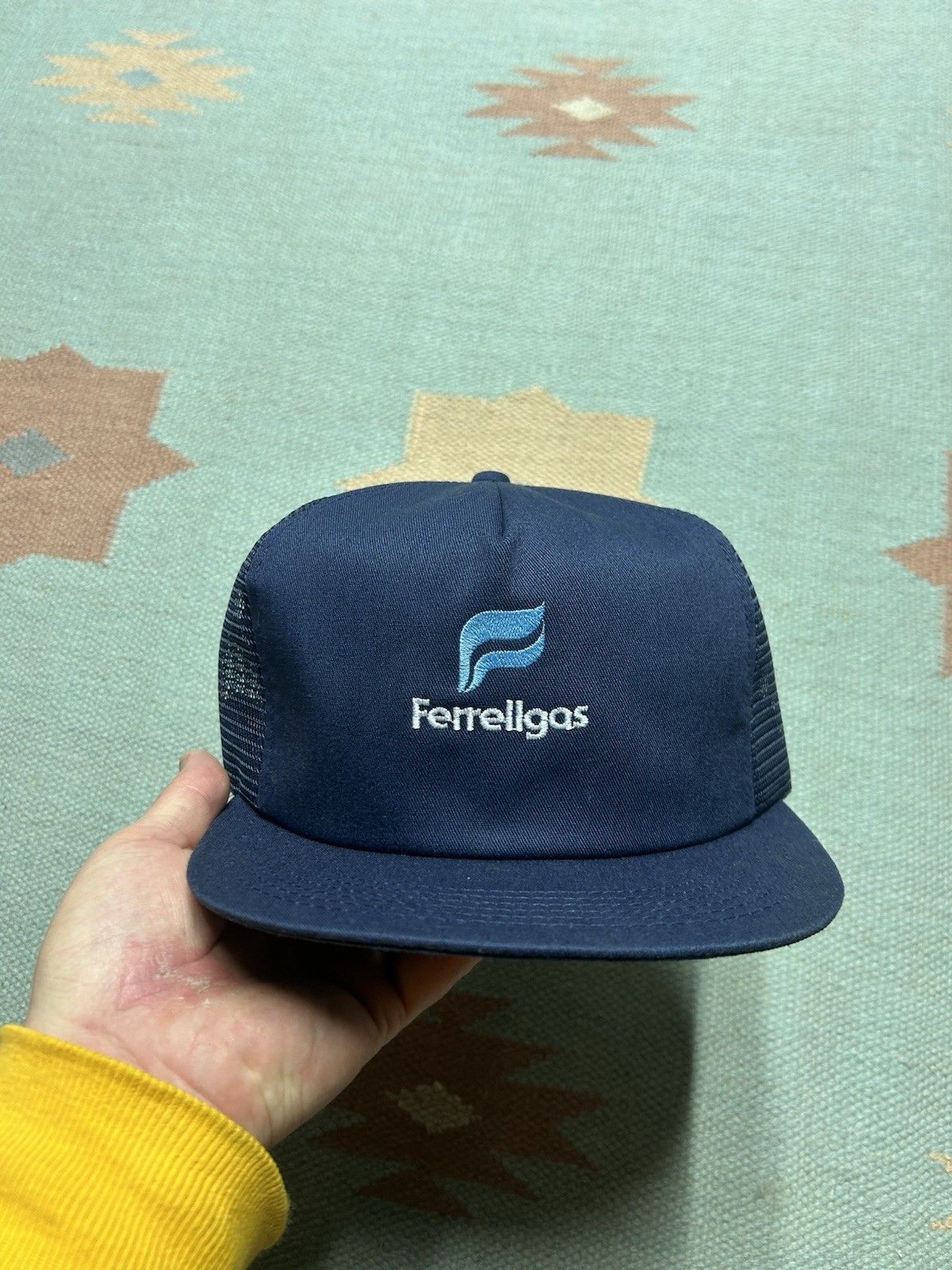 Vintage Vintage 80s trucker hat Ferrellgas navy blue made in USA Size ONE SIZE - 2 Thumbnail