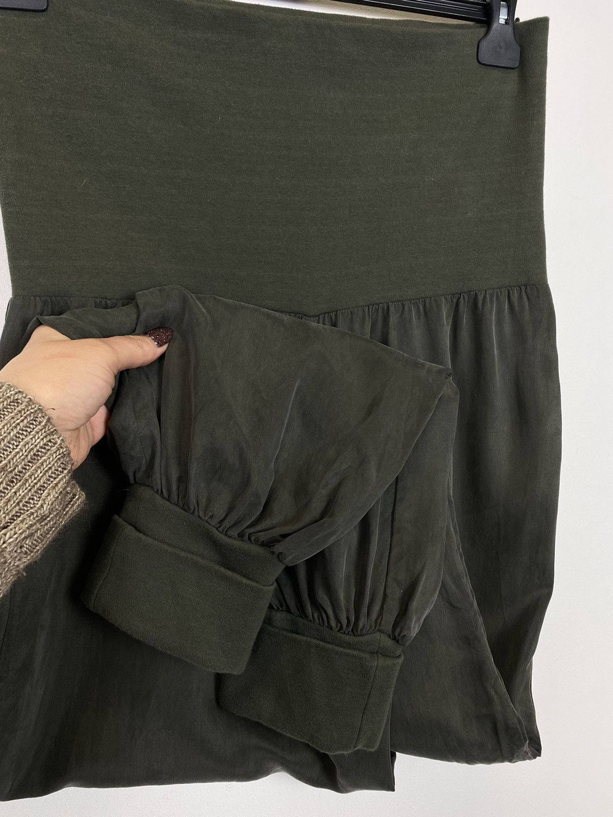 Other Toast 100% Cupro Pull On Pants Trousers Ladies Size 12 Green Size 34" / US 12 / IT 48 - 5 Thumbnail