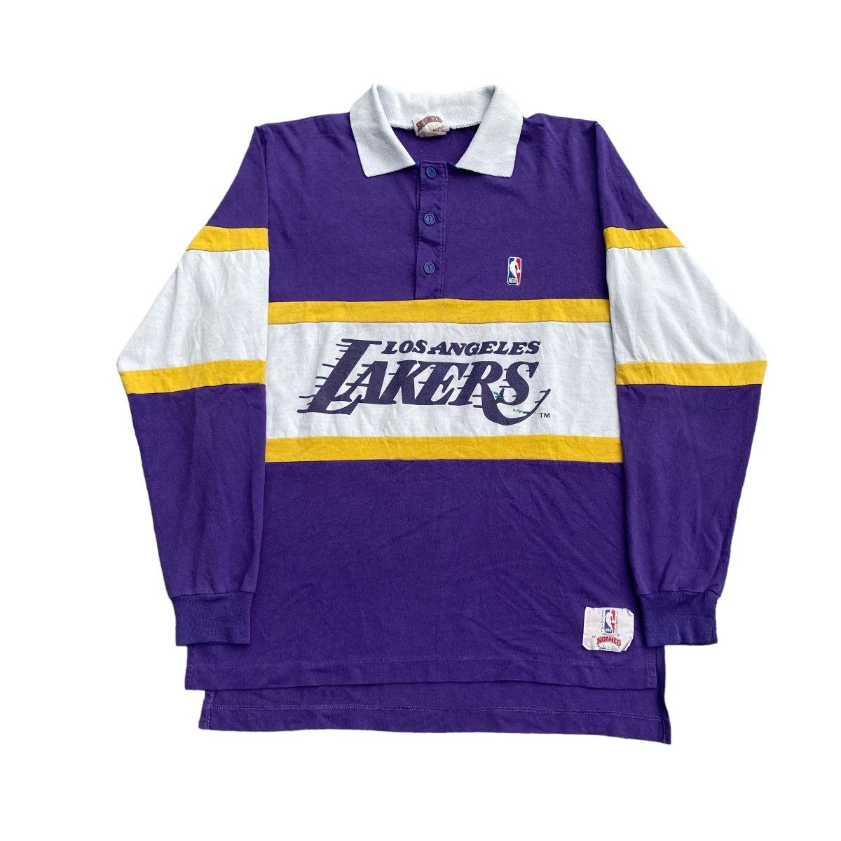 Nutmeg 90s Lakers Rugby Shirt Size US L / EU 52-54 / 3 - 1 Thumbnail