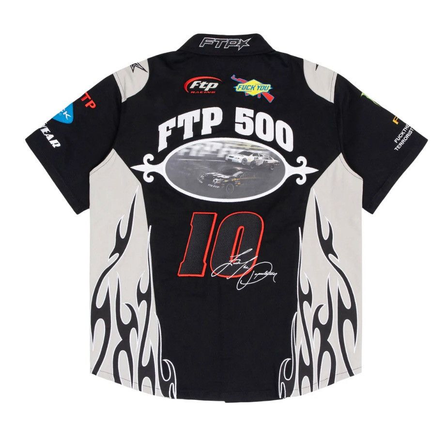 Fuck The Population Ftp raceway button up shirt large Size US L / EU 52-54 / 3 - 4 Thumbnail