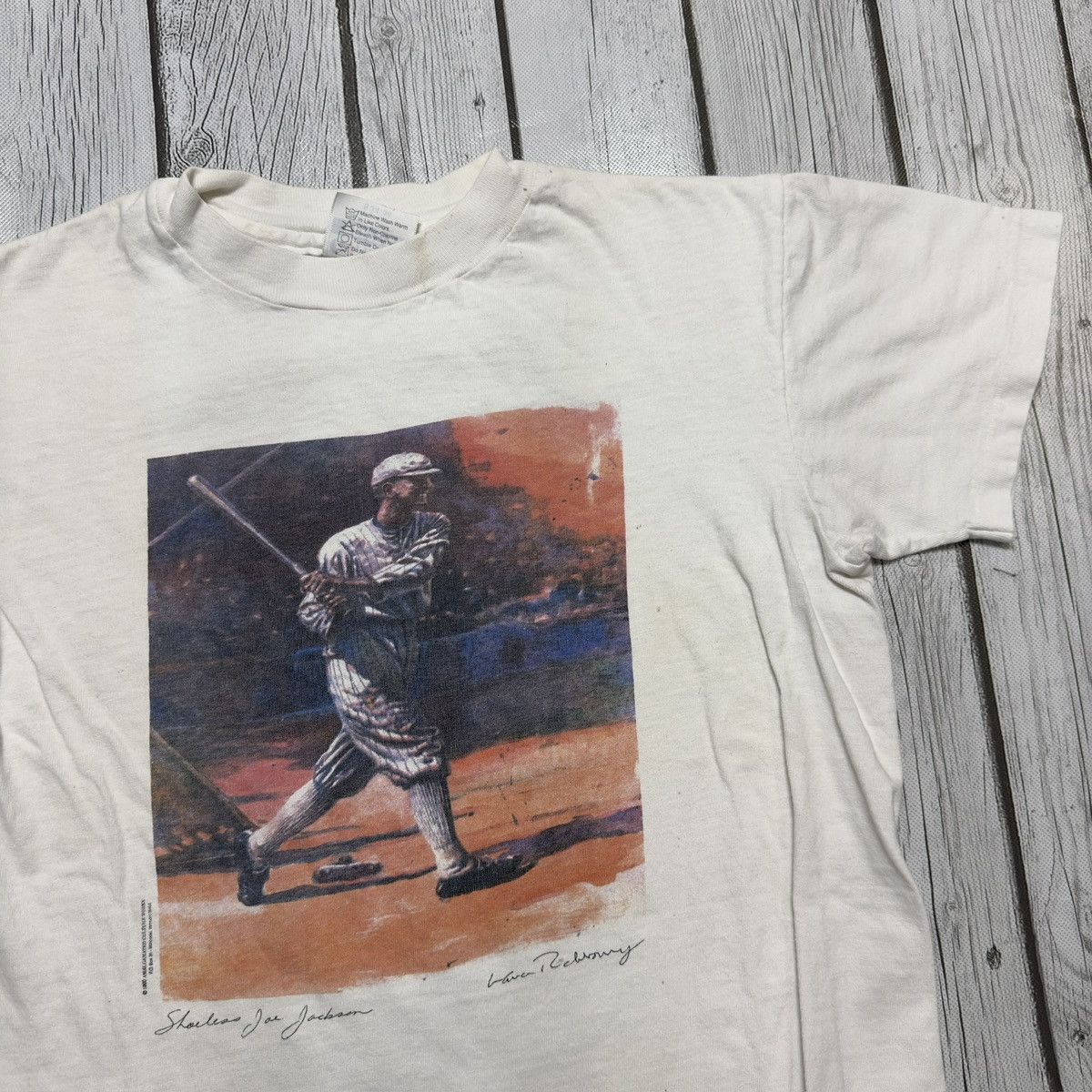 Hanes × MLB × Vintage Vintage Shoeless Joe Jackson tee Size US S / EU 44-46 / 1 - 3 Thumbnail
