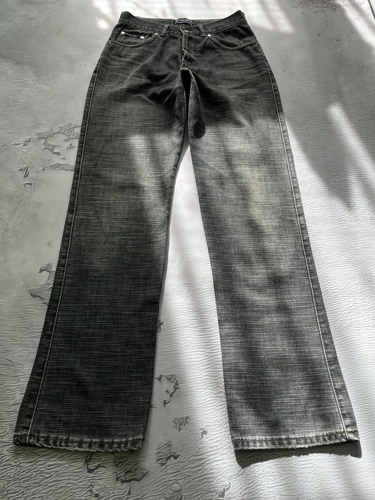 John Galliano CD Vintage 90s Denim Jeans Gray John Galliano Size US 30 / EU 46 - 2 Thumbnail