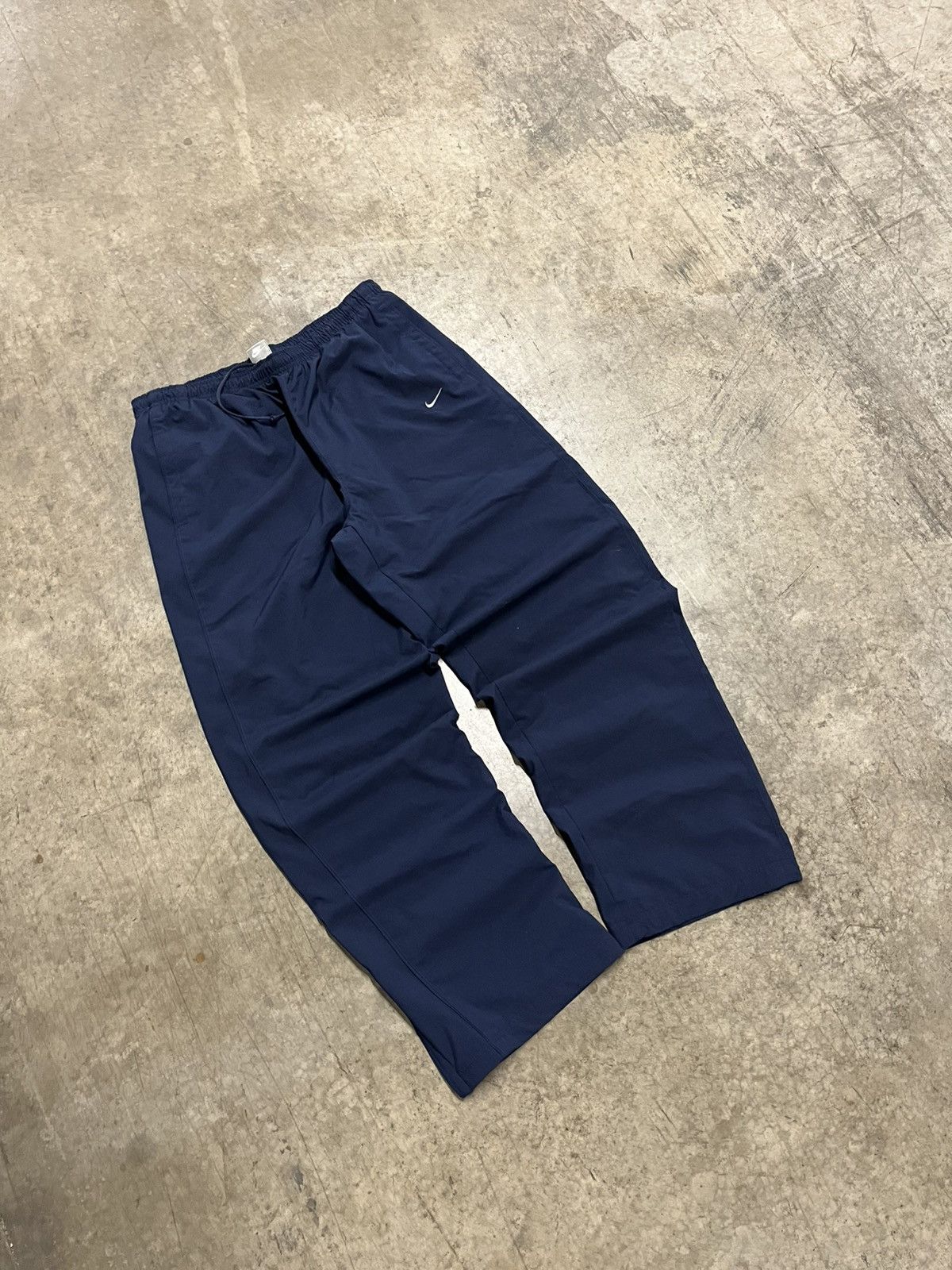 Nike × Vintage Nike track pants y2k baggy fit wide leg sporty hype rare Size US 32 / EU 48 - 4 Thumbnail