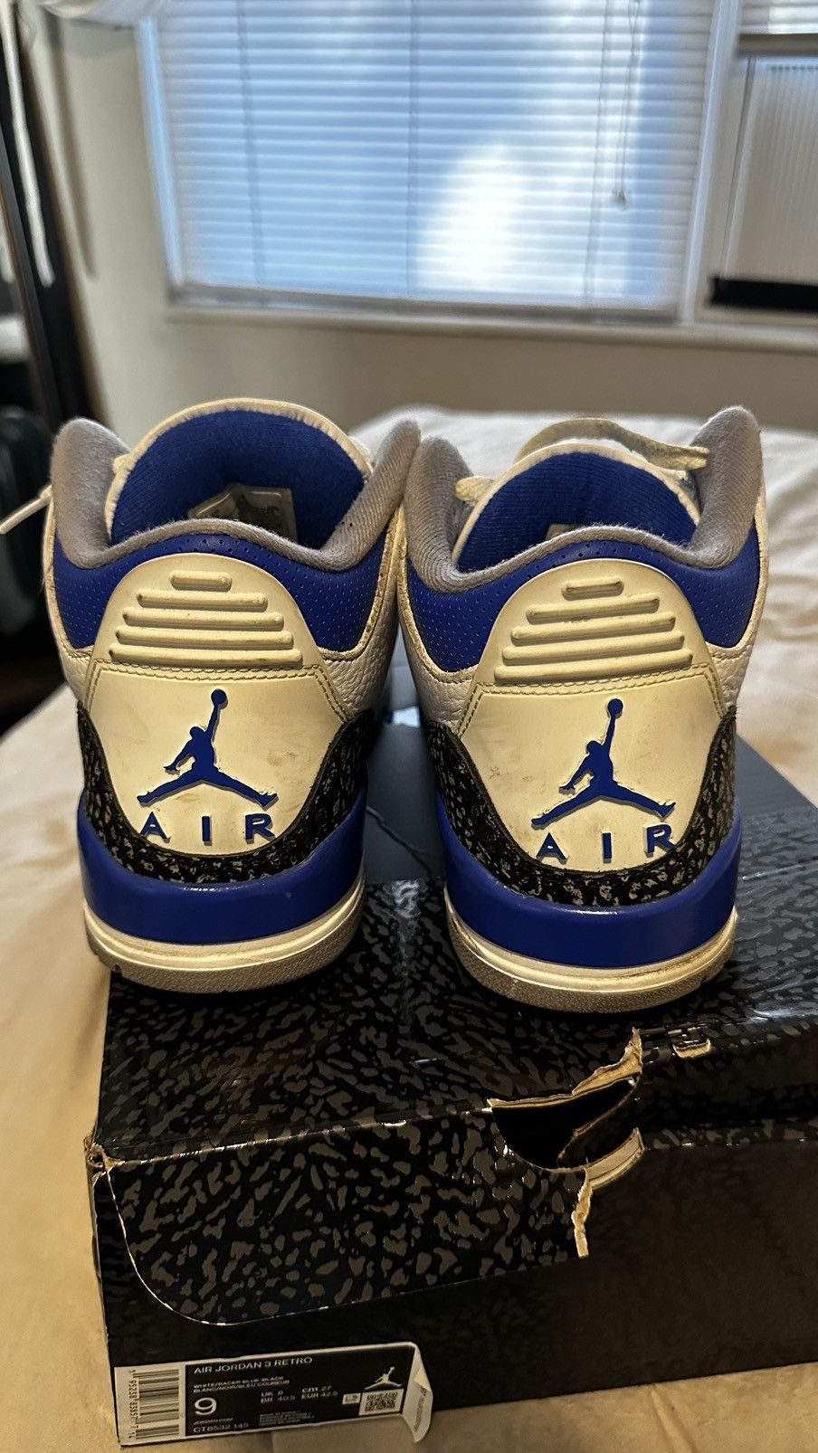 Jordan Brand Jordan 3 racer blue Size US 9 / EU 42 - 7 Thumbnail