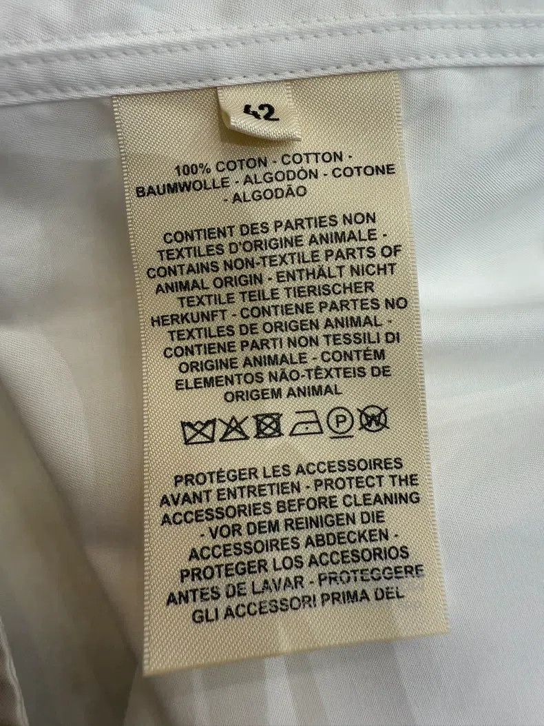 Hermes Hermes White women's shirt Size M / US 6-8 / IT 42-44 - 7 Thumbnail