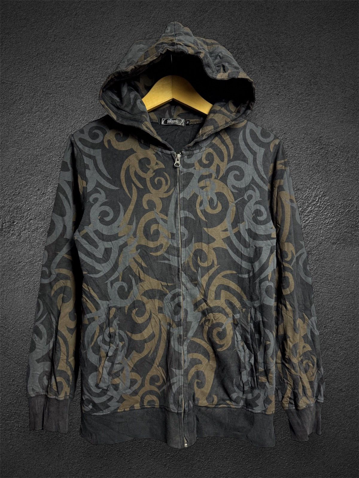 If Six Was Nine × Japanese Brand × Le Grande Bleu (L.G.B.) Tribal Zipper Hoodie Bonvet Ifsixwasnine lgn style Size US M / EU 48-50 / 2 - 1 Thumbnail