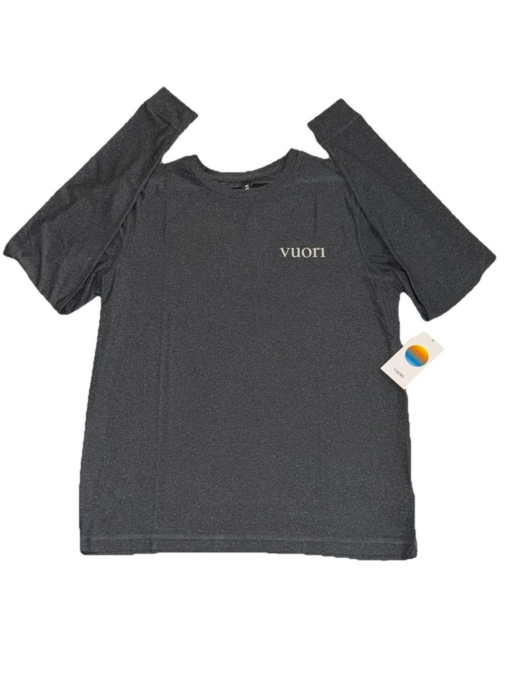 Vuori VUORI ULUWATU UPF LONG SLEEVE CHARCOAL HEATHER SIZE MEDIUM Size US M / EU 48-50 / 2 - 2 Thumbnail