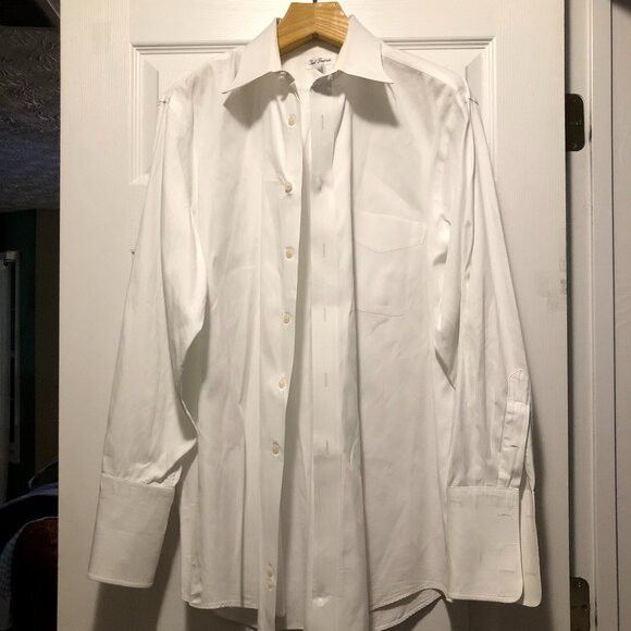 Paul Fredrick PAUL FREDRICK MEN'S COTTON DRESS SHIRT SIZE: 17/33 | Grailed