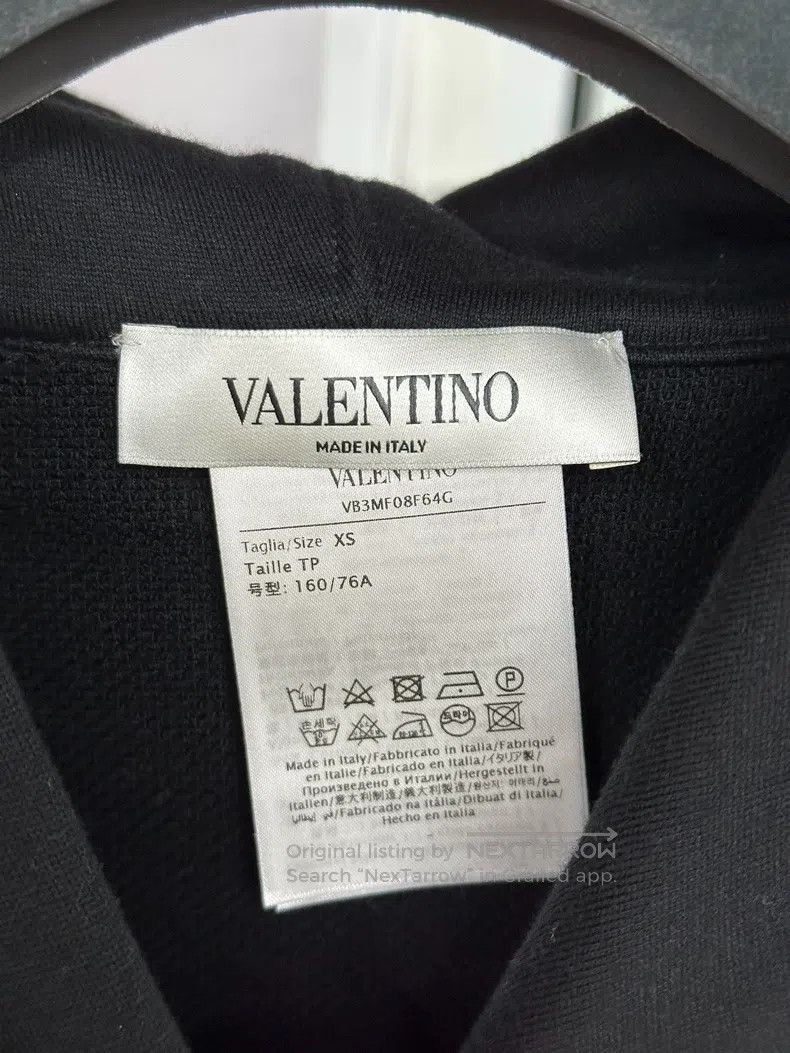 Valentino Valentino Black lace-up lace hooded sweatshirt with long s Size XS / US 0-2 / IT 36-38 - 5 Thumbnail