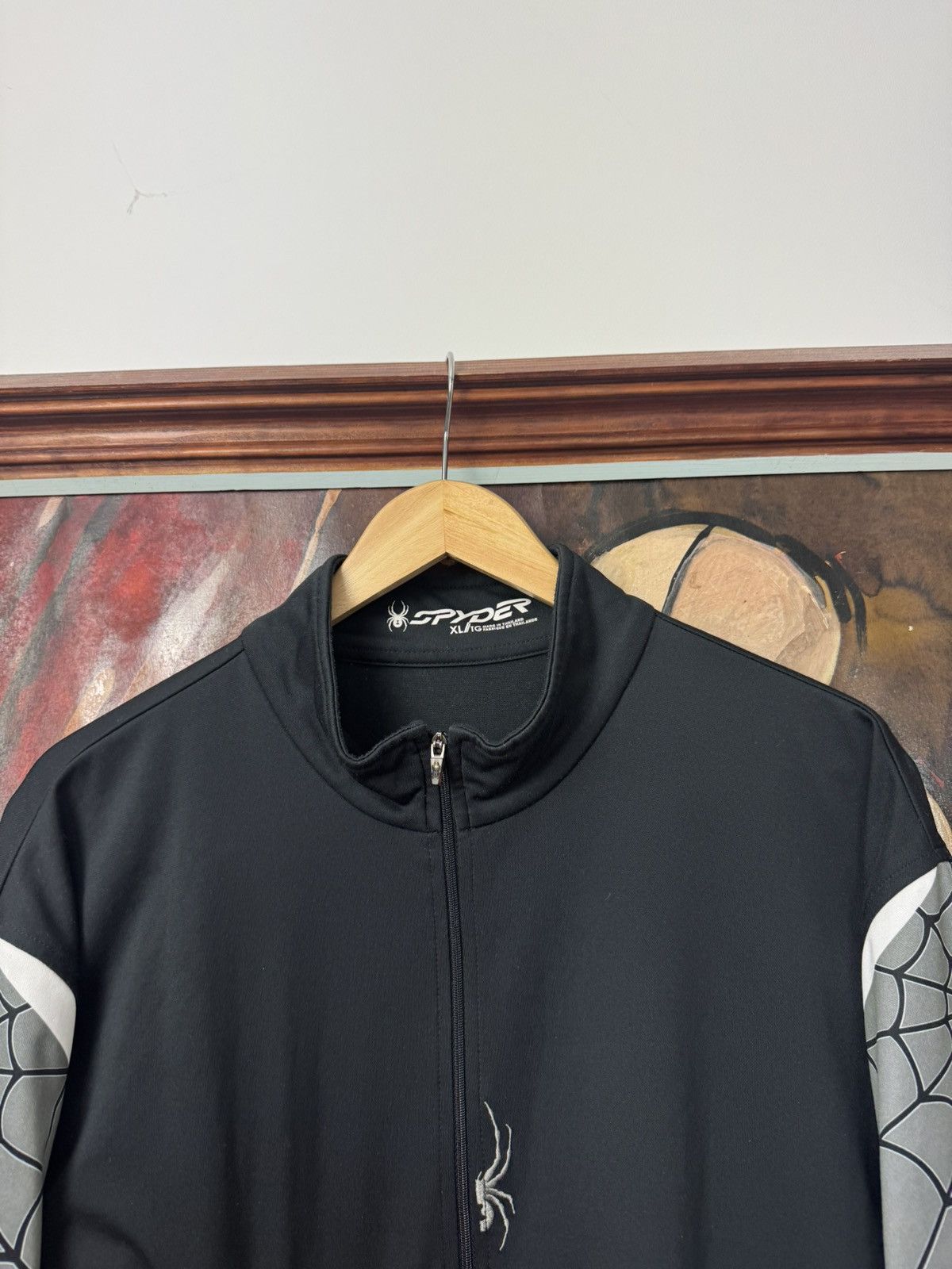 Spyder Vintage Y2k Spyder Spiderweb Active Top Spider Sport LS Size US XL / EU 56 / 4 - 2 Thumbnail