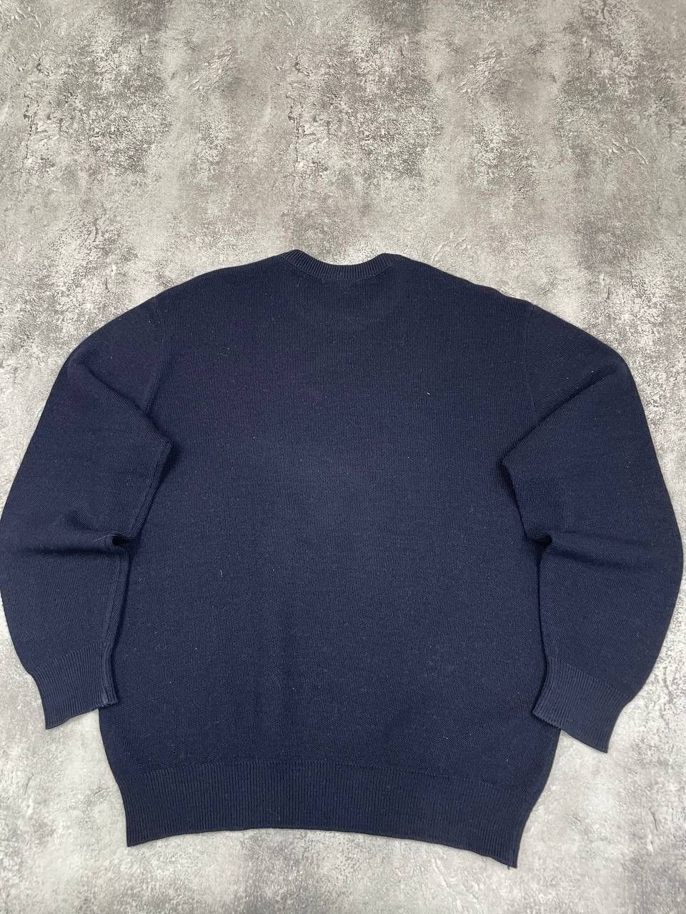 Lacoste Lacoste Men Cotton Knit Sweater Crewneck Pullover Navy Size US XL / EU 56 / 4 - 7 Thumbnail