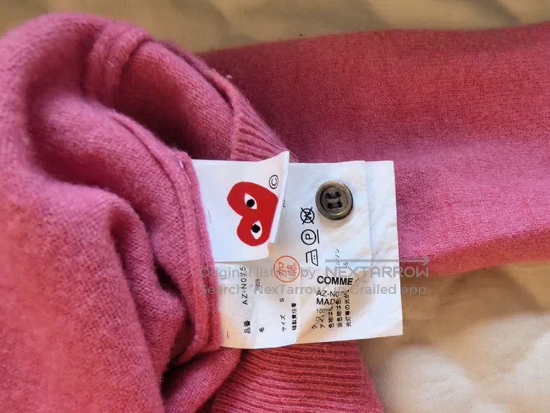 Comme des Garcons Comme Des Garcons Cerise Wool Cardigan Size S / US 4 / IT 40 - 2 Thumbnail