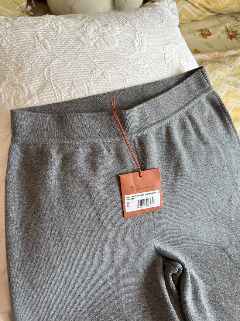 Loro Piana LORO PIANA Small cashmere knit trousers Size 27" / US 4 / IT 40 - 4 Thumbnail