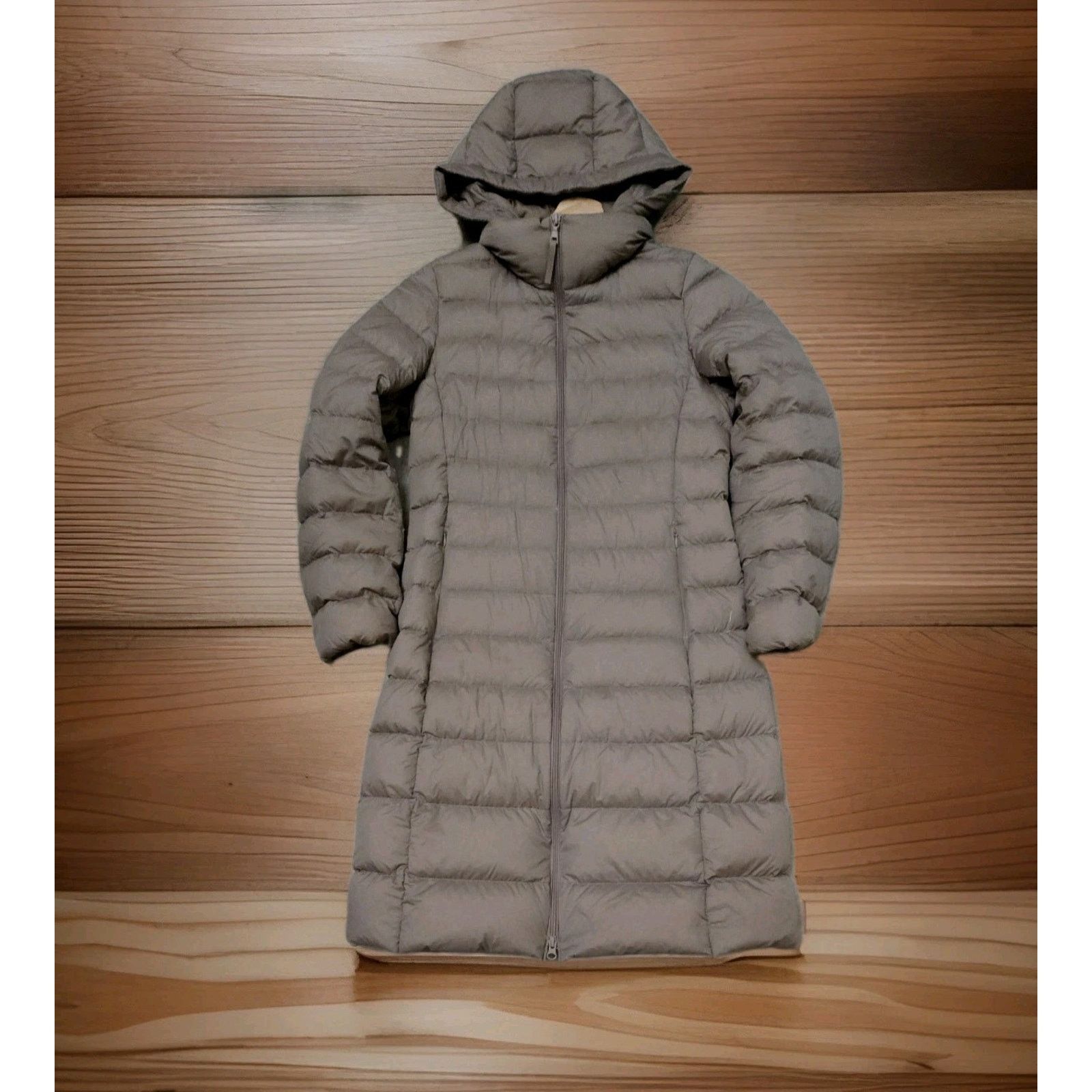 Uniqlo Uniqlo Ultra Light Down Coat Womens Hooded Long Full Zip Size XS / US 0-2 / IT 36-38 - 5 Thumbnail