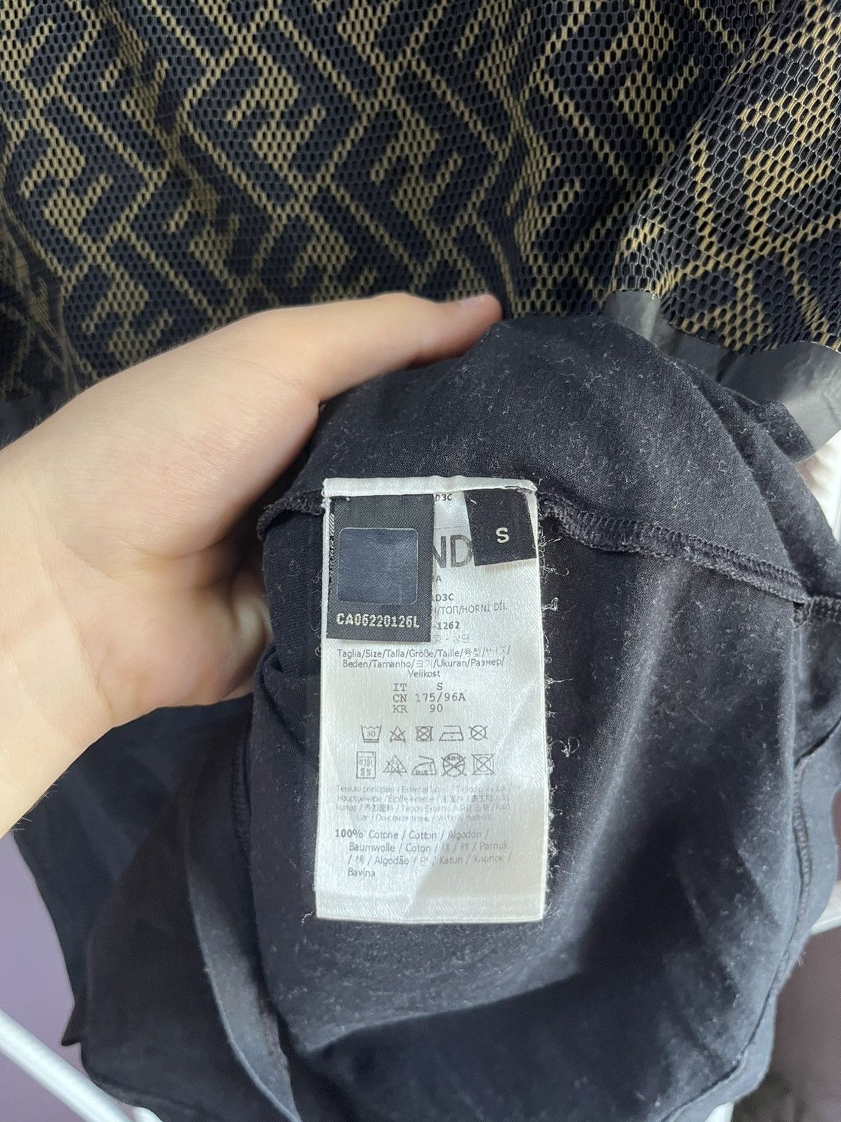 Fendi Fendi Monogram Tee Size US S / EU 44-46 / 1 - 4 Thumbnail