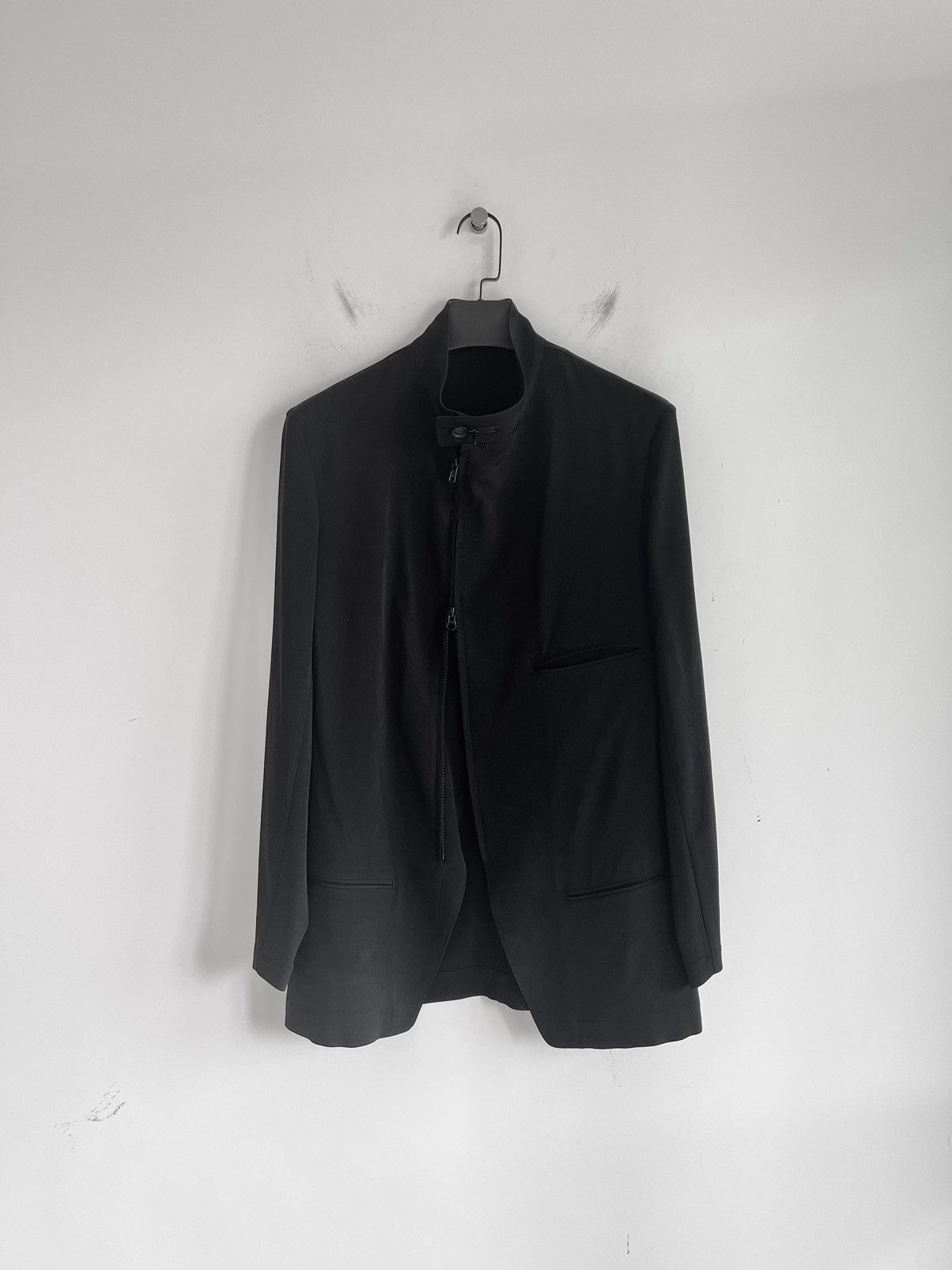 Yohji Yamamoto Yohji Yamamoto Pour Homme - TA/TUXEDO Stand Jacket Size US M / EU 48-50 / 2 - 12 Thumbnail