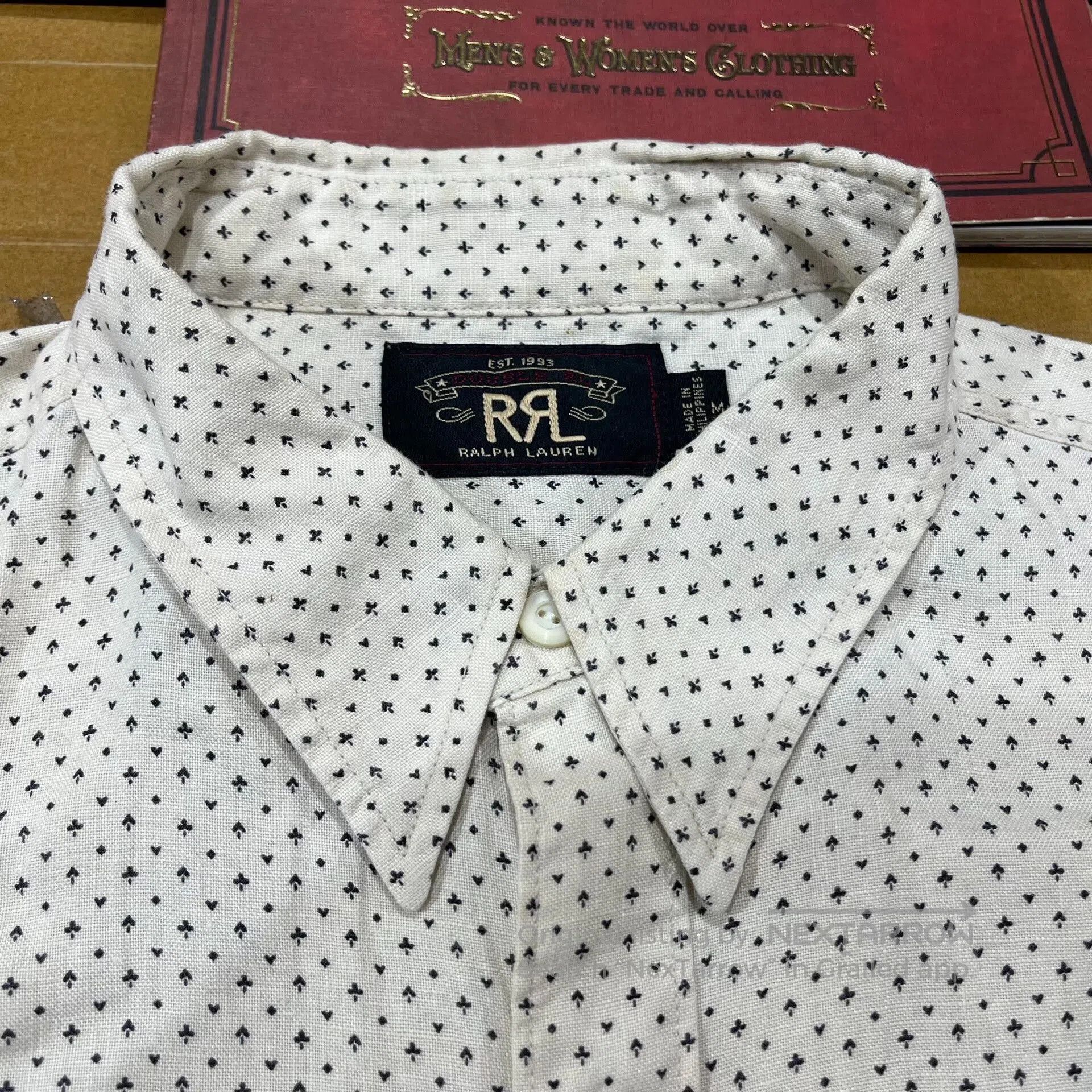 RRL Ralph Lauren polka dot linen shirt by rrl. Size US M / EU 48-50 / 2 - 7 Thumbnail