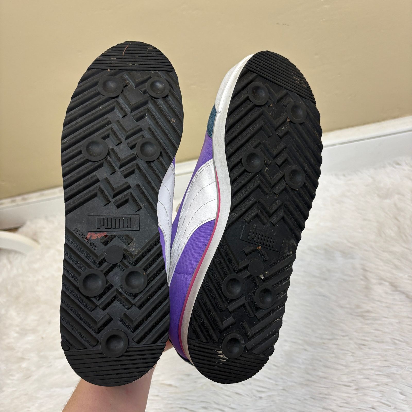 Puma Puma Roma Amor Logo Platform Sneaker Luminous Purple 10 Size US 10 / IT 40 - 6 Thumbnail