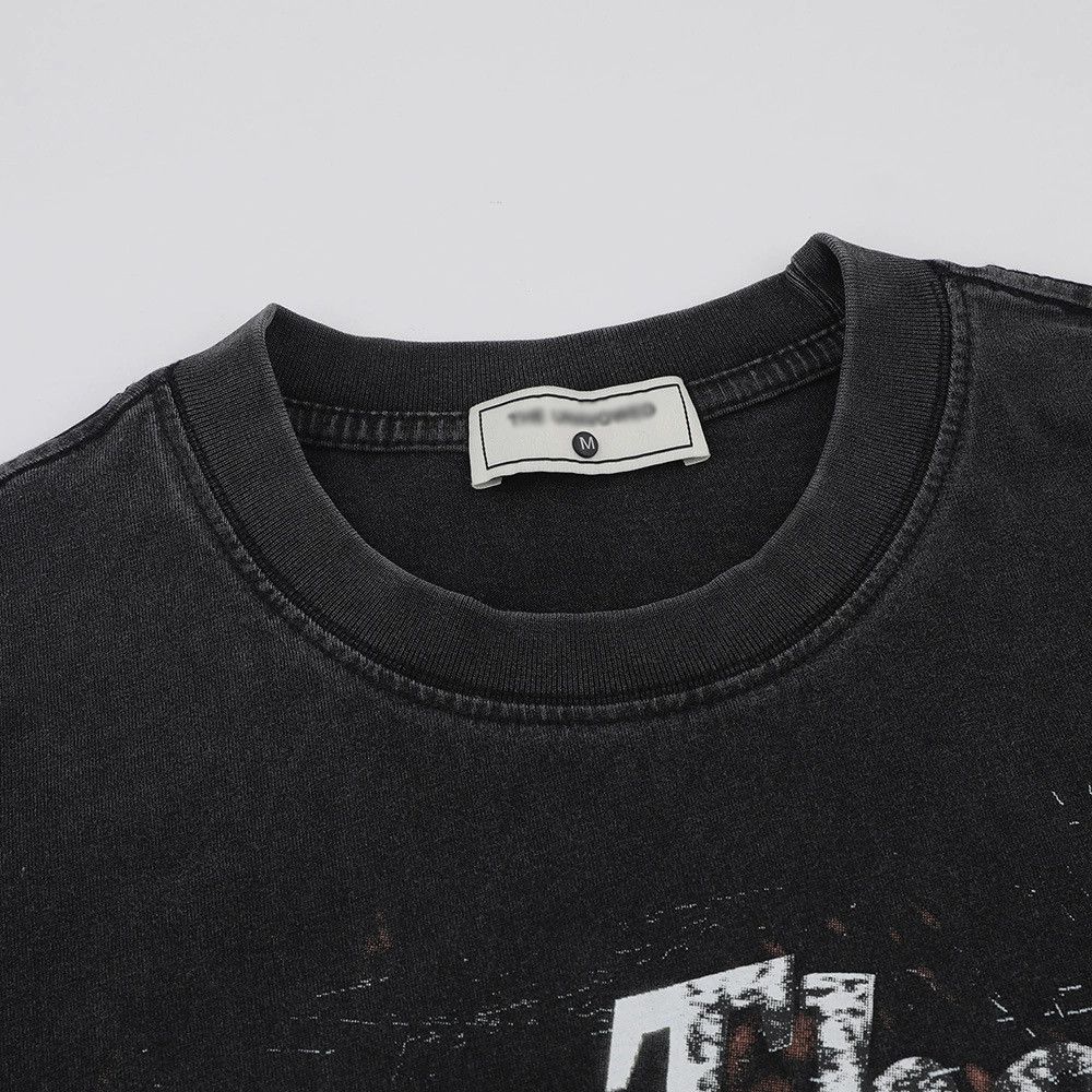 Vintage Men's casual American street gradient letter print T-shirt Size US M / EU 48-50 / 2 - 3 Thumbnail